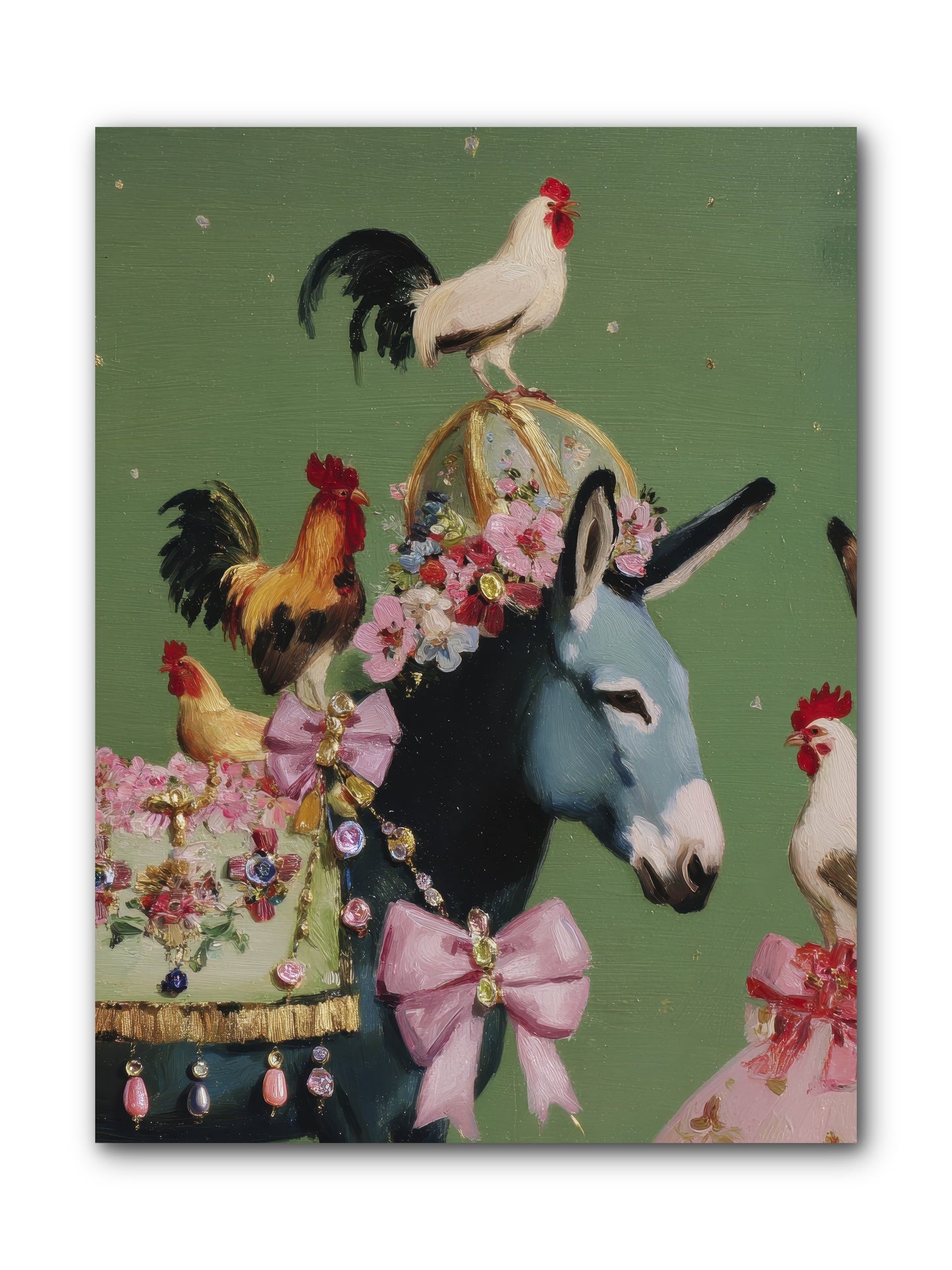 The Lovliest Gathering -- Wrapped Canvas 9x12