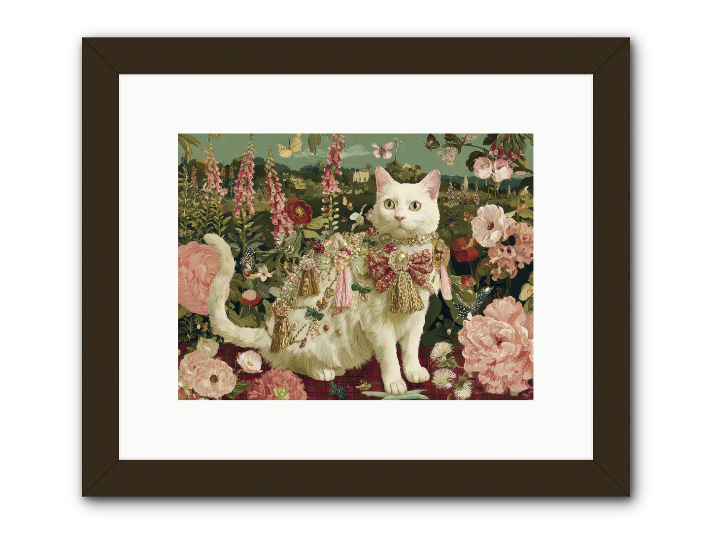 The Loyal Bloom -- Framed Print - Black 12x9