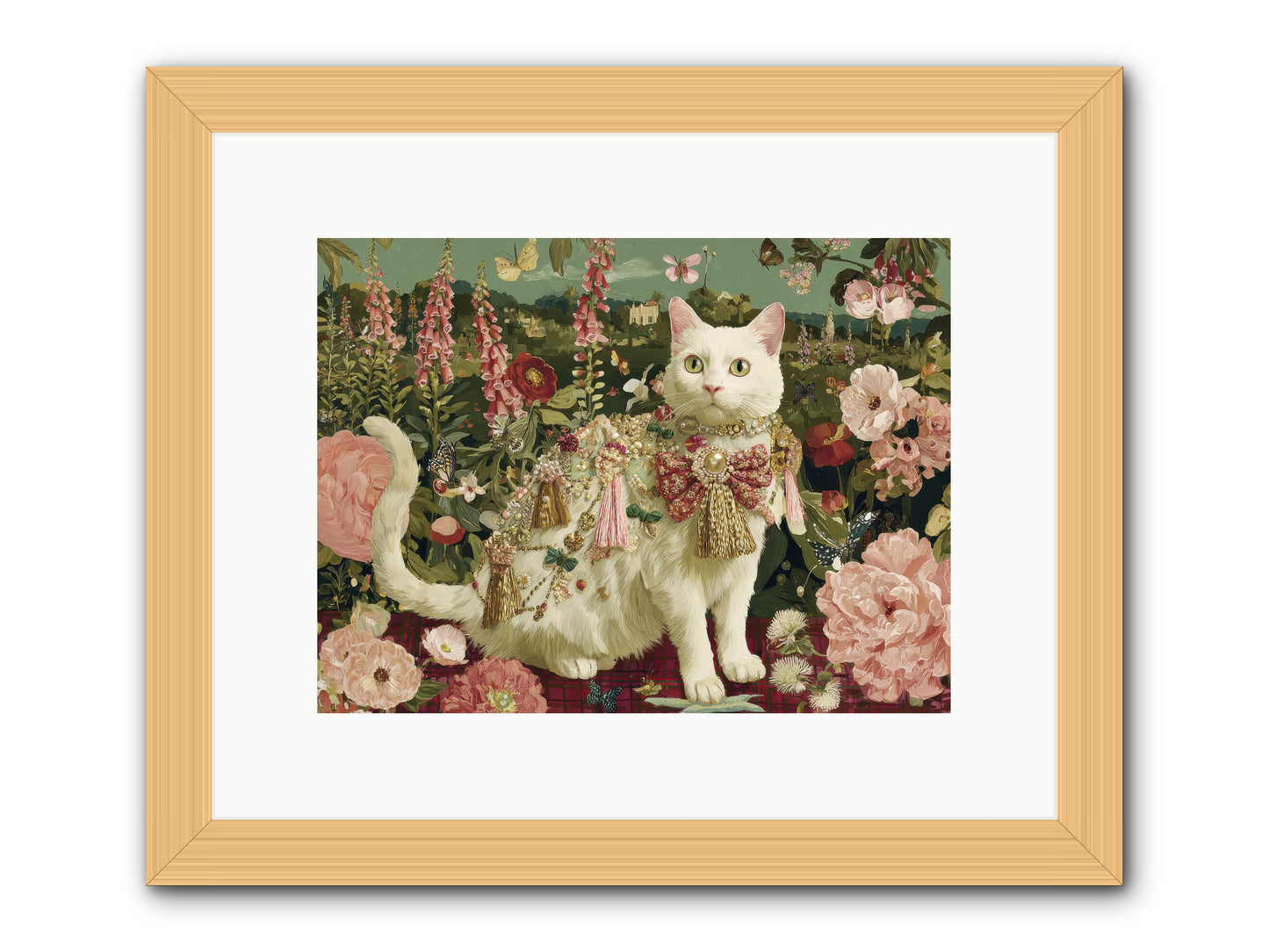 The Loyal Bloom -- Framed Print - Natural 12x9