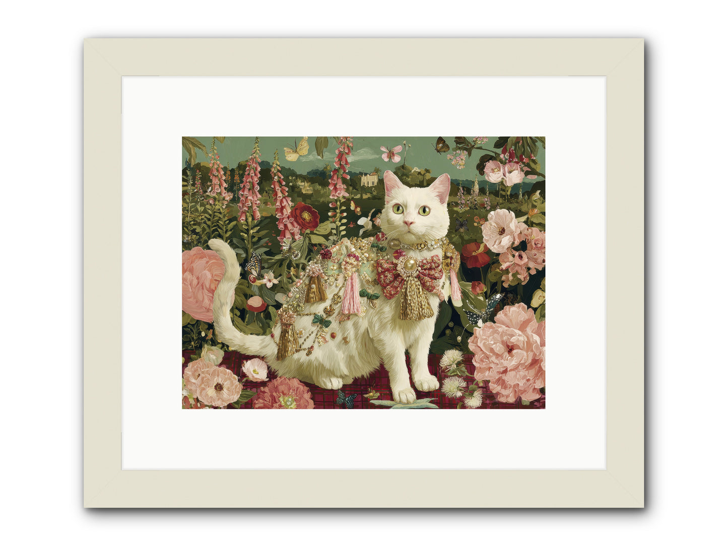 The Loyal Bloom -- Framed Print - White 12x9