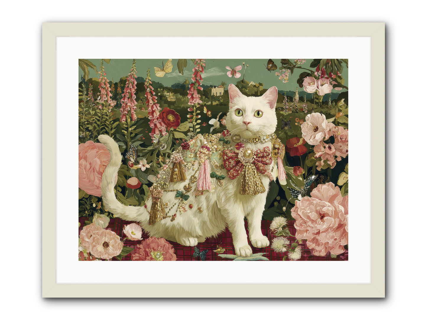 The Loyal Bloom -- Framed Print - White 24x18