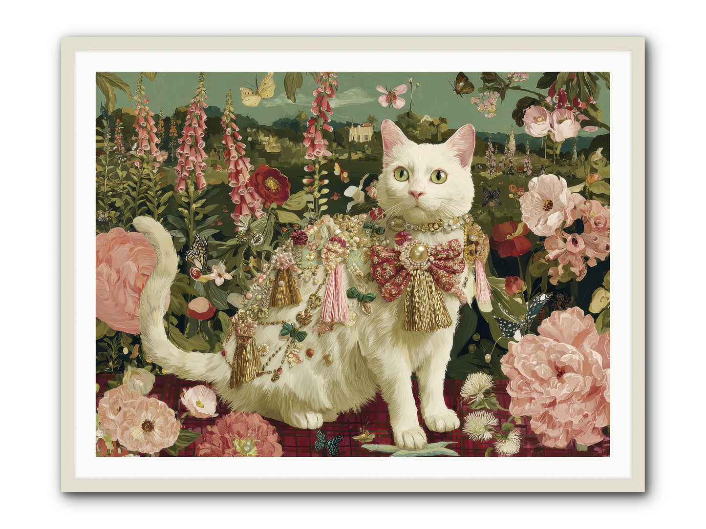 The Loyal Bloom -- Framed Print - White 48x36