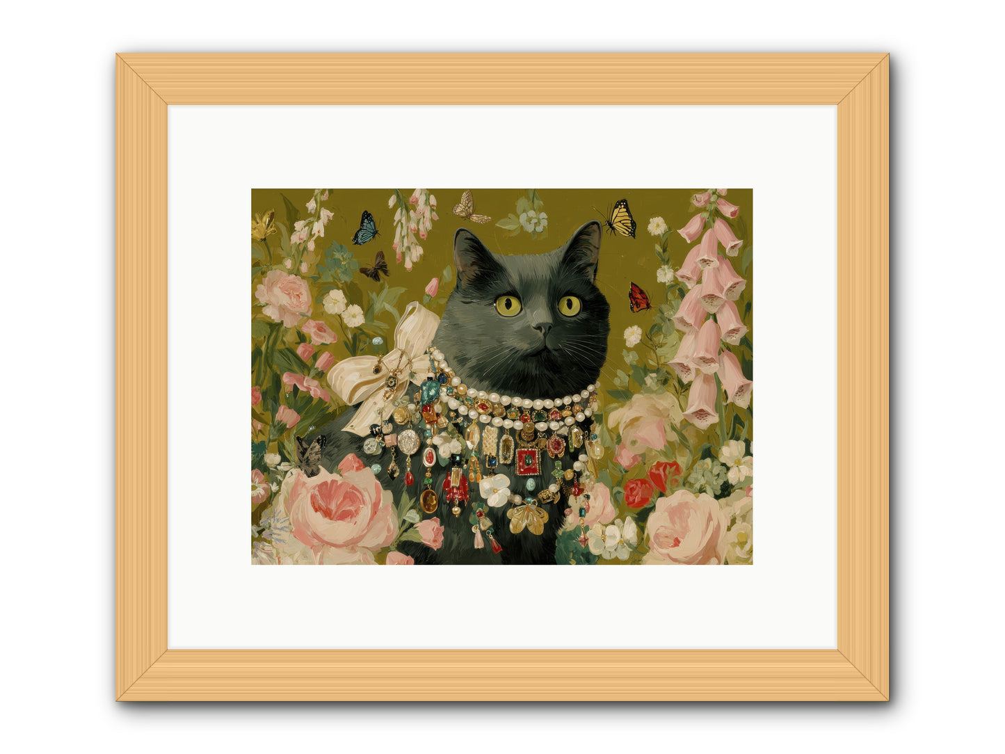 The Loyal Hour -- Framed Print - Natural 12x9