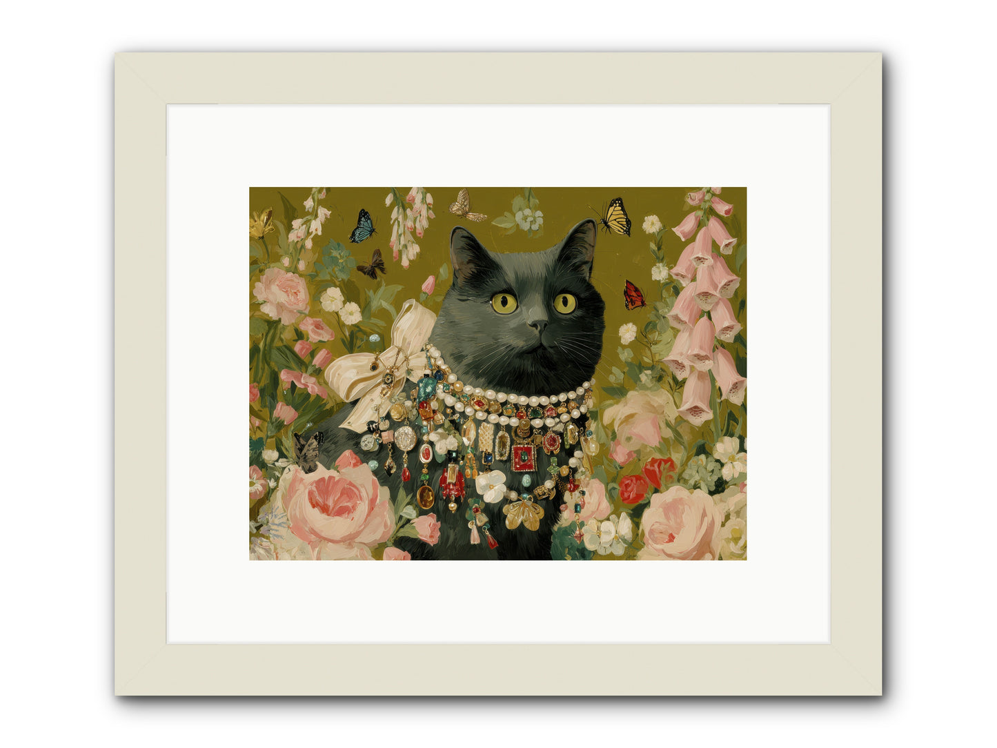 The Loyal Hour -- Framed Print - White 12x9