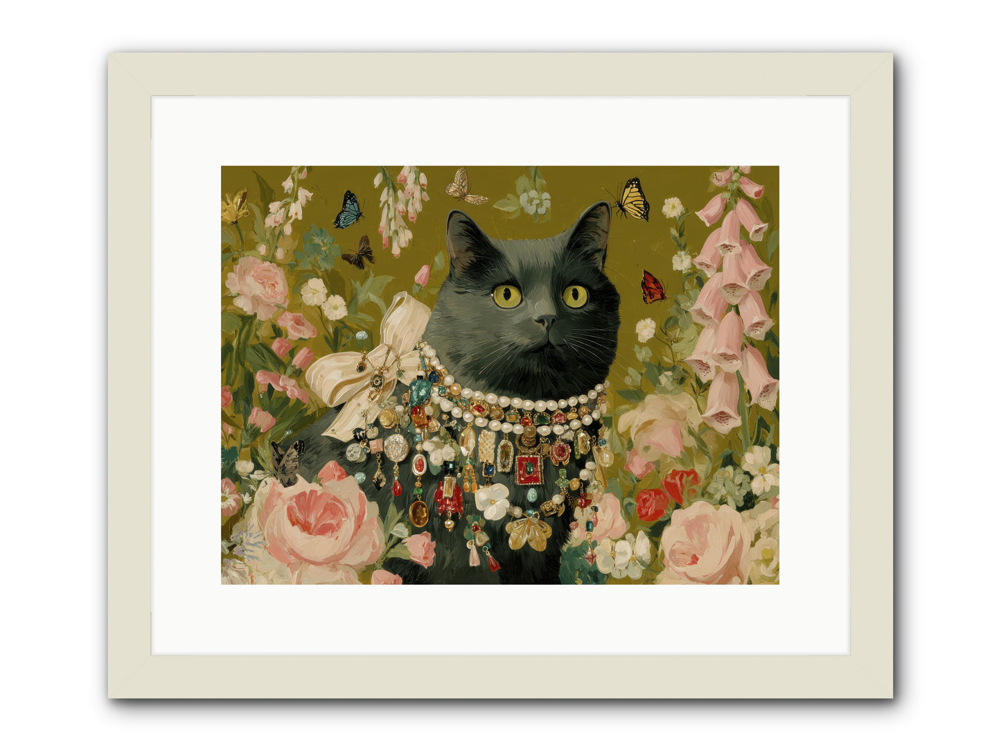 The Loyal Hour -- Framed Print - White 16x12