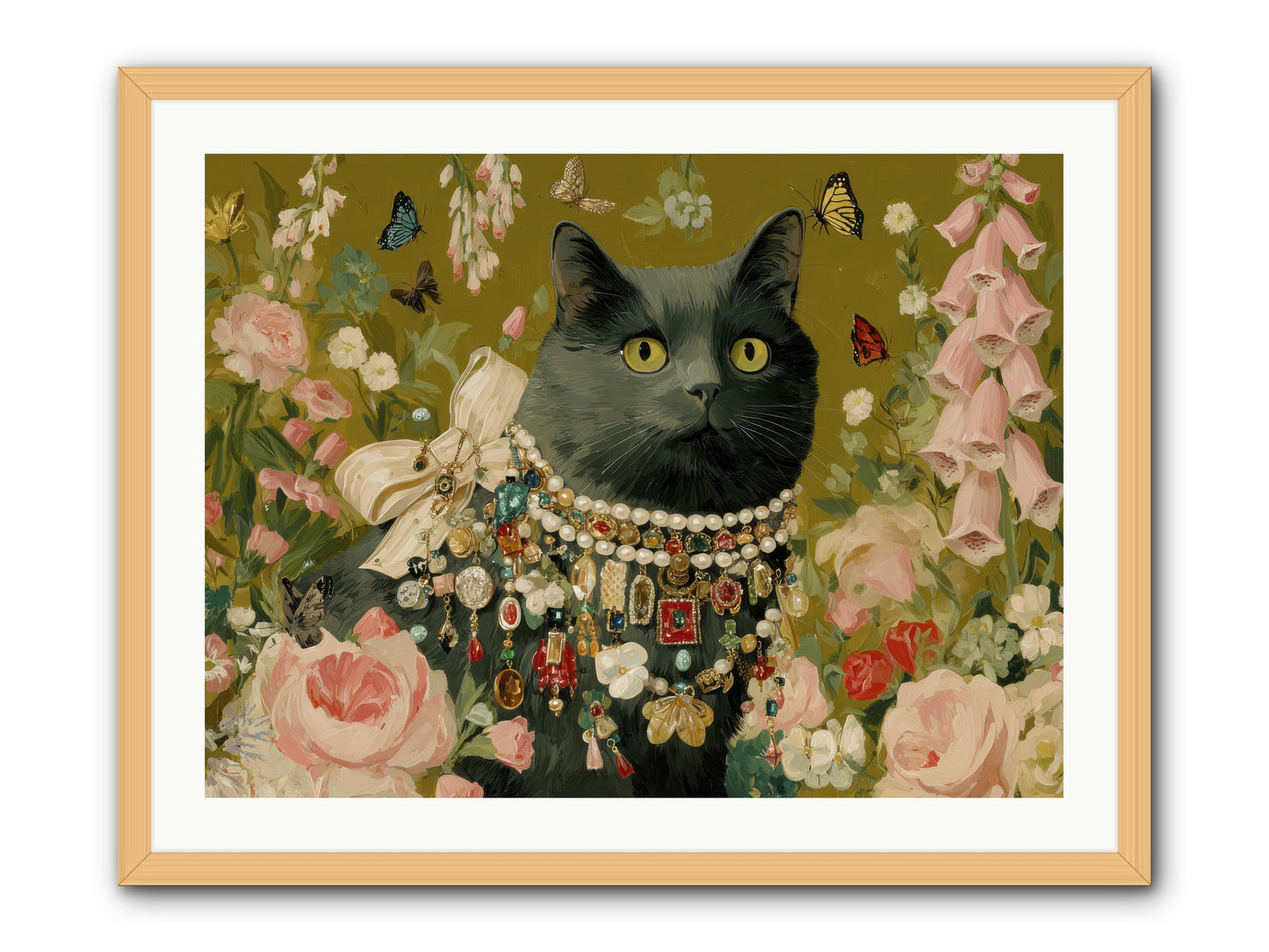 The Loyal Hour -- Framed Print - Natural 32x24