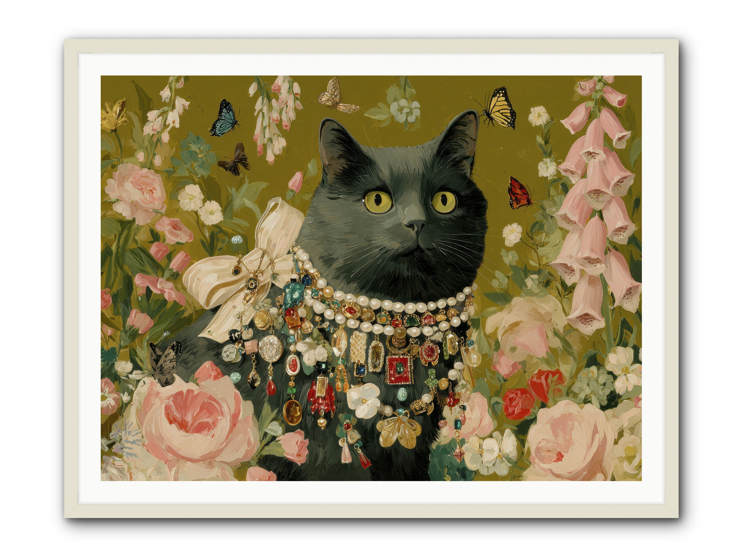 The Loyal Hour -- Framed Print - White 48x36