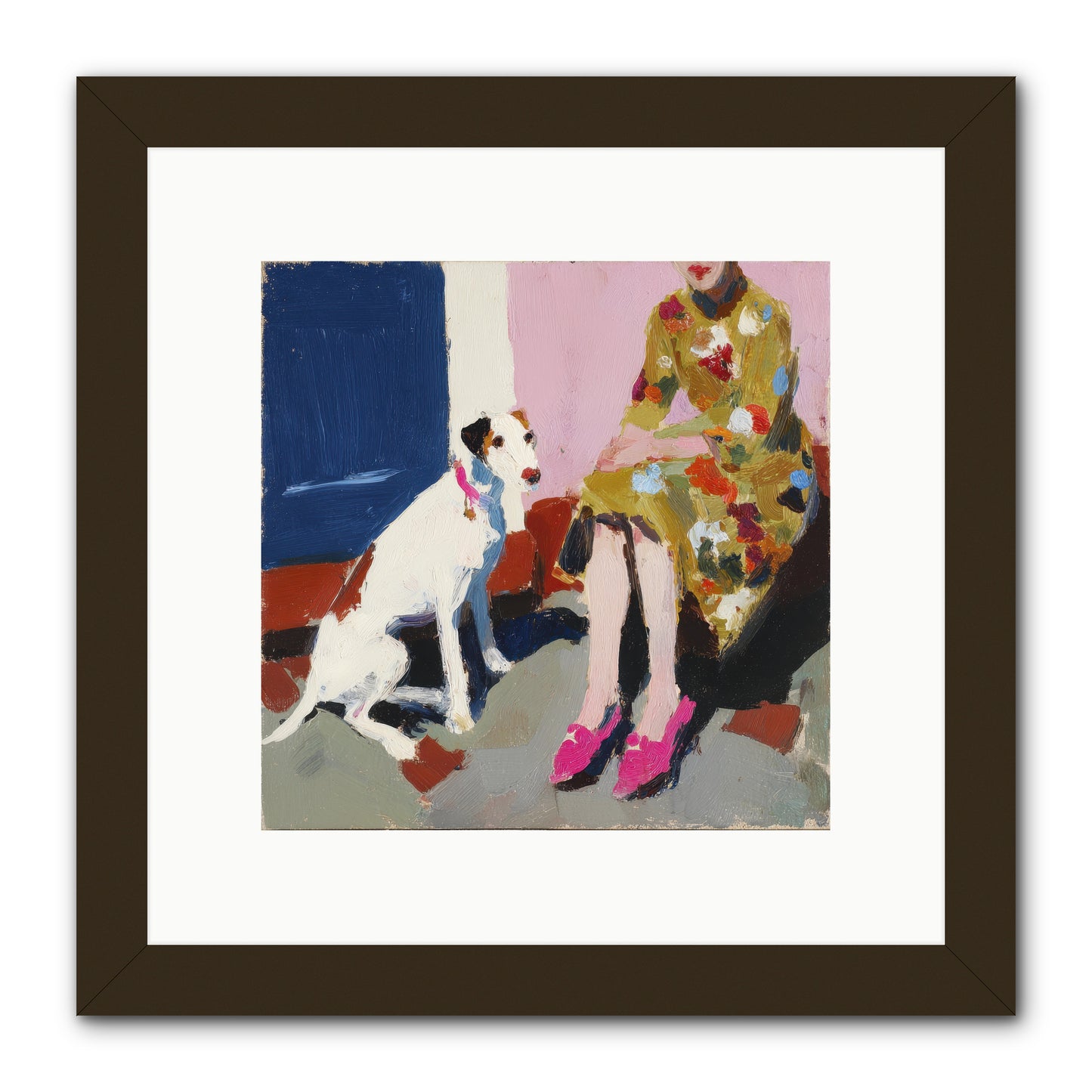 The Loyal One -- Framed Print - Black 10x10