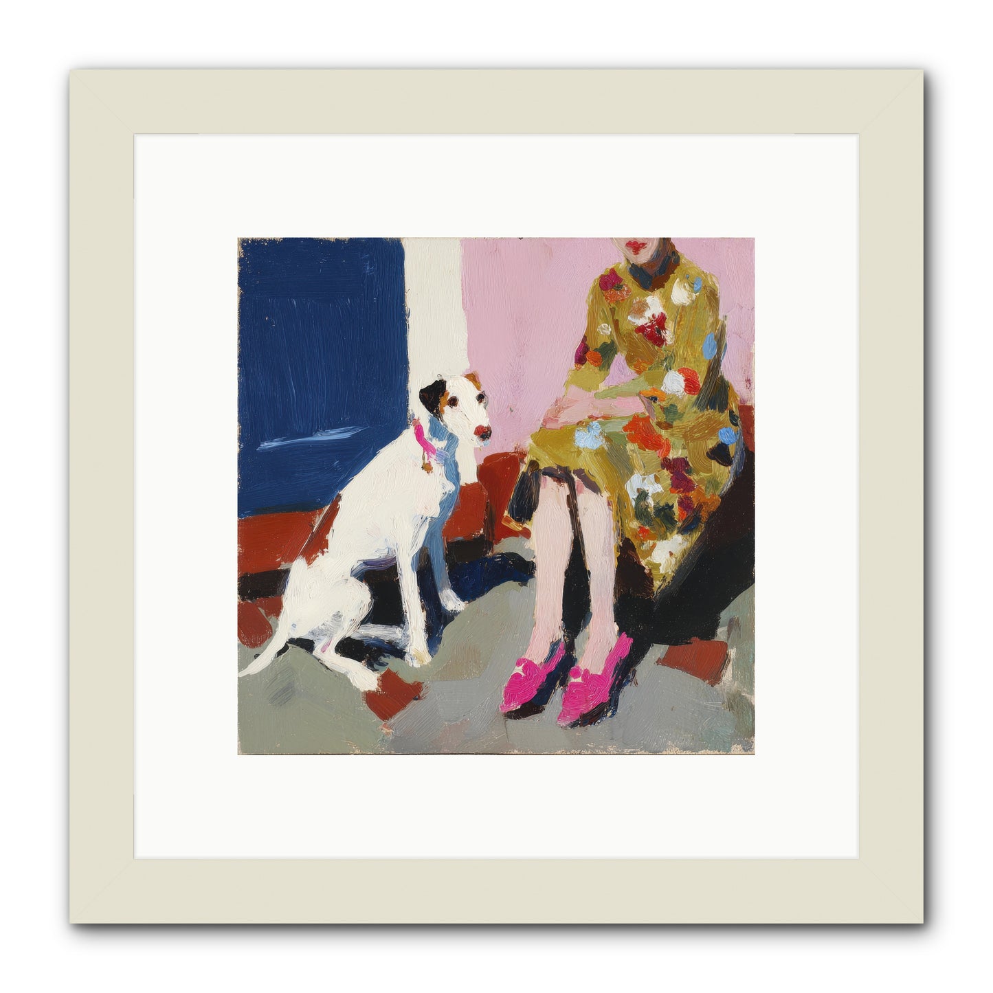 The Loyal One -- Framed Print - White 10x10