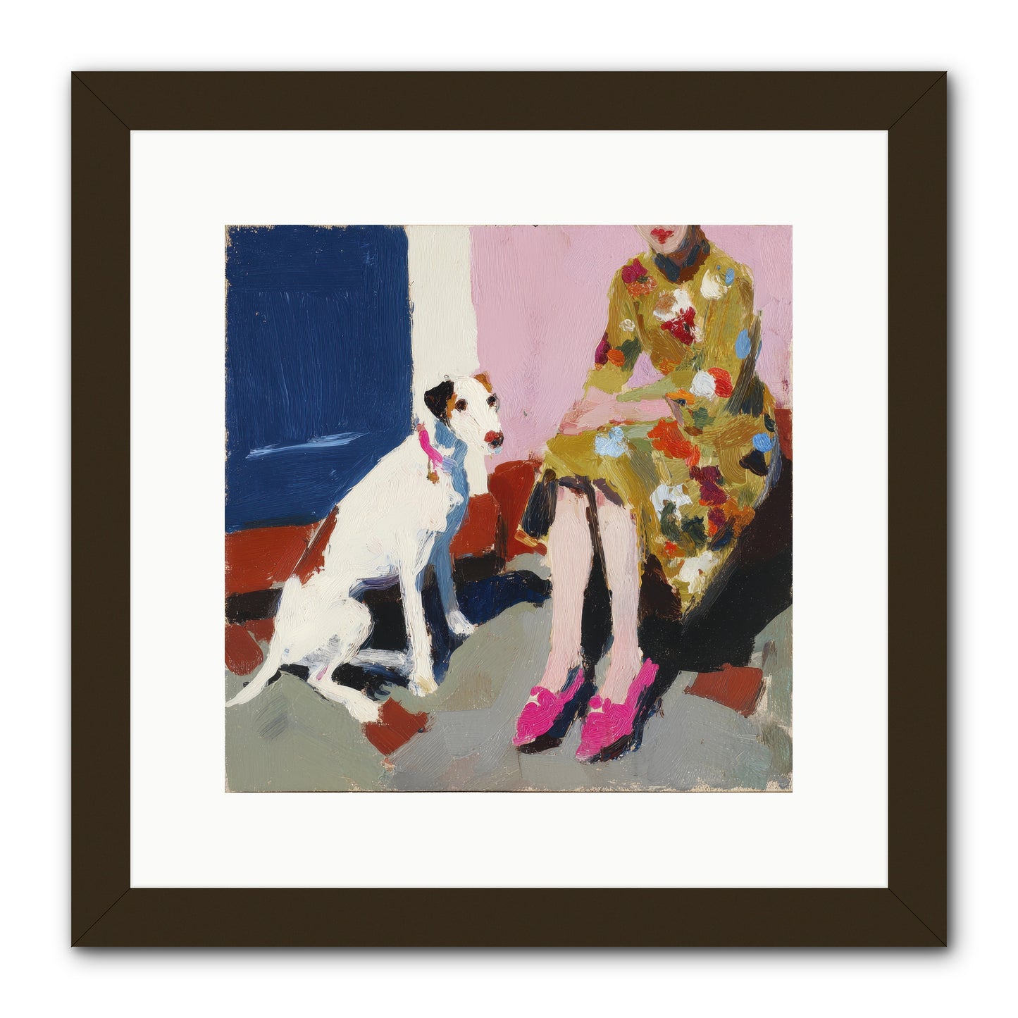 The Loyal One -- Framed Print - Black 12x12