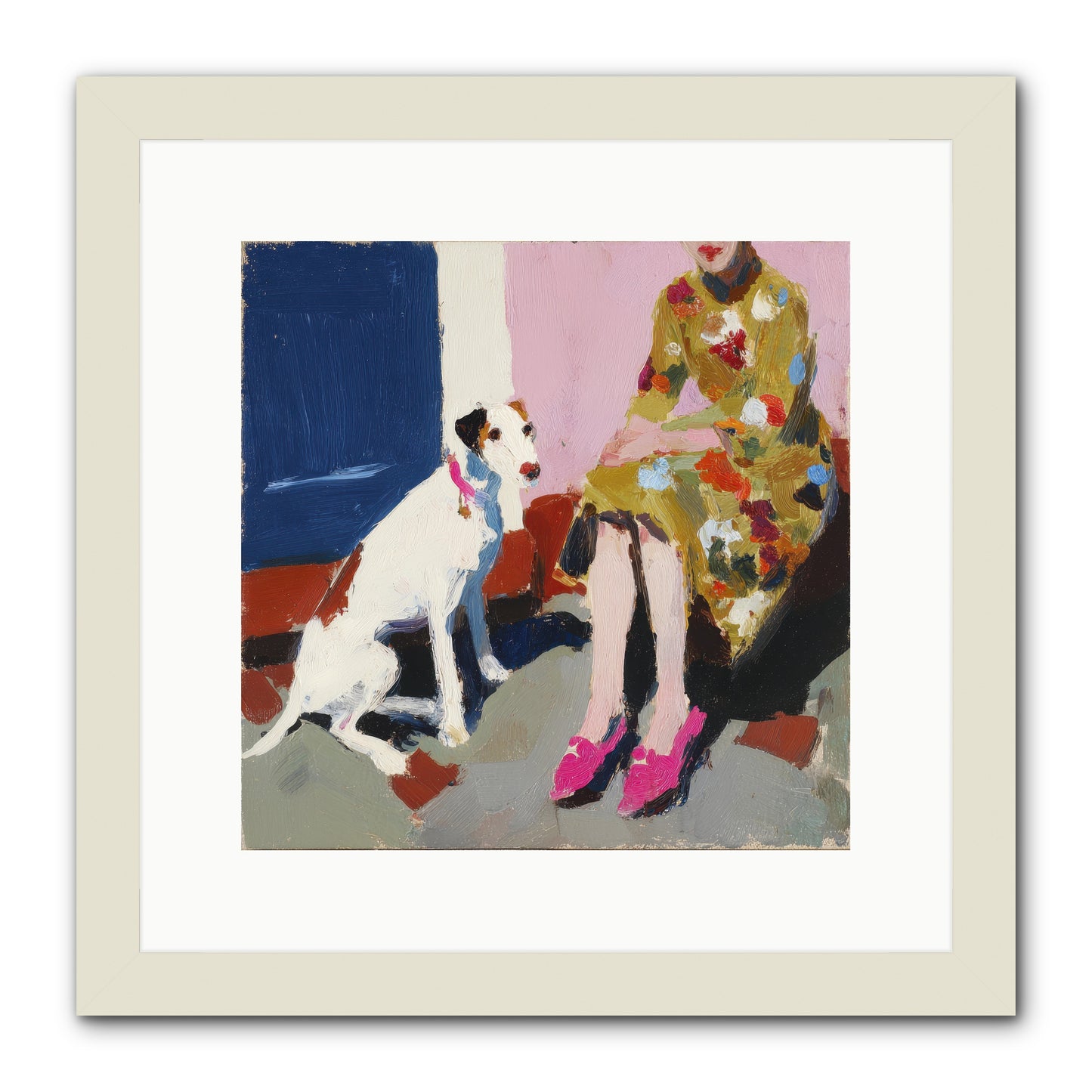 The Loyal One -- Framed Print - White 12x12