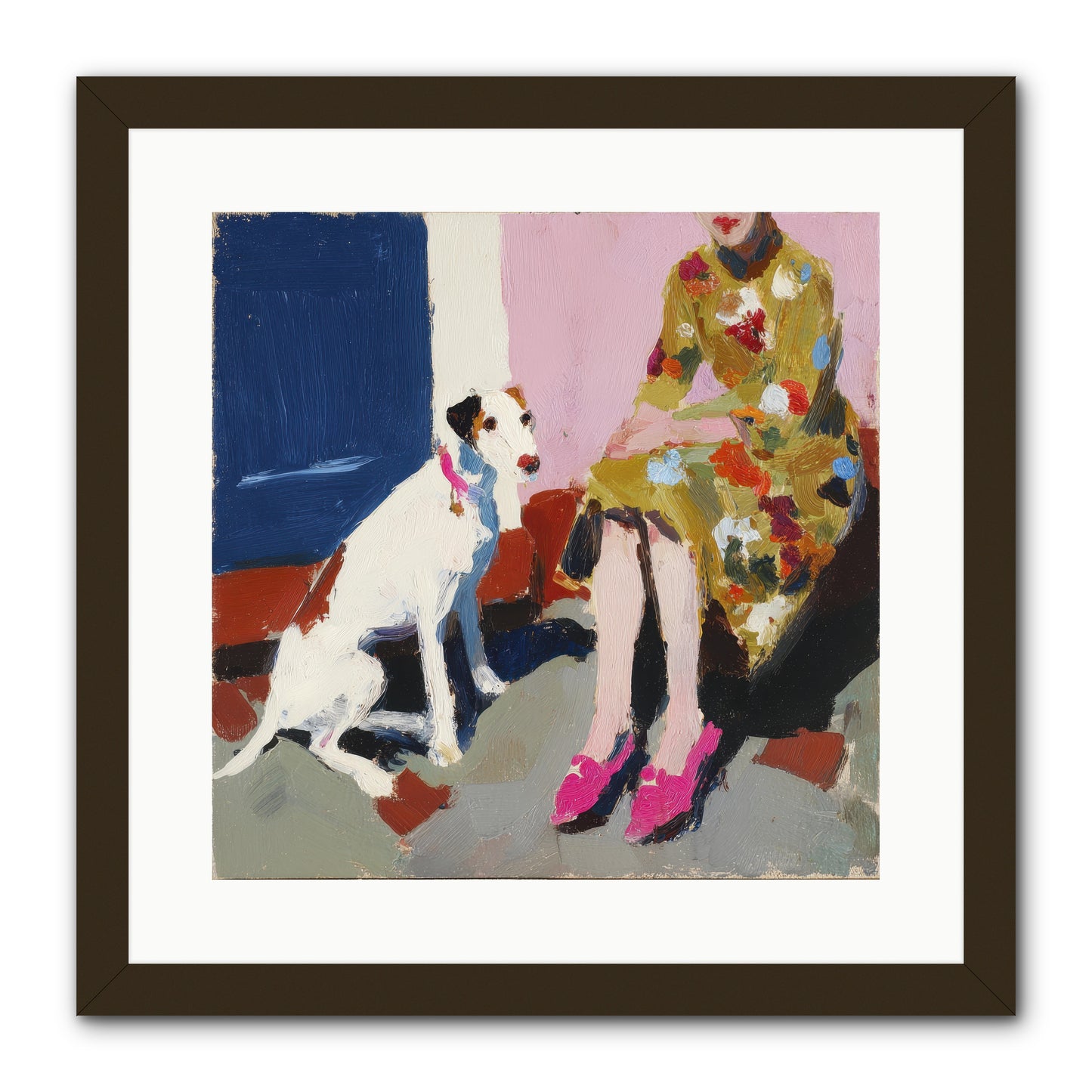 The Loyal One -- Framed Print - Black 16x16