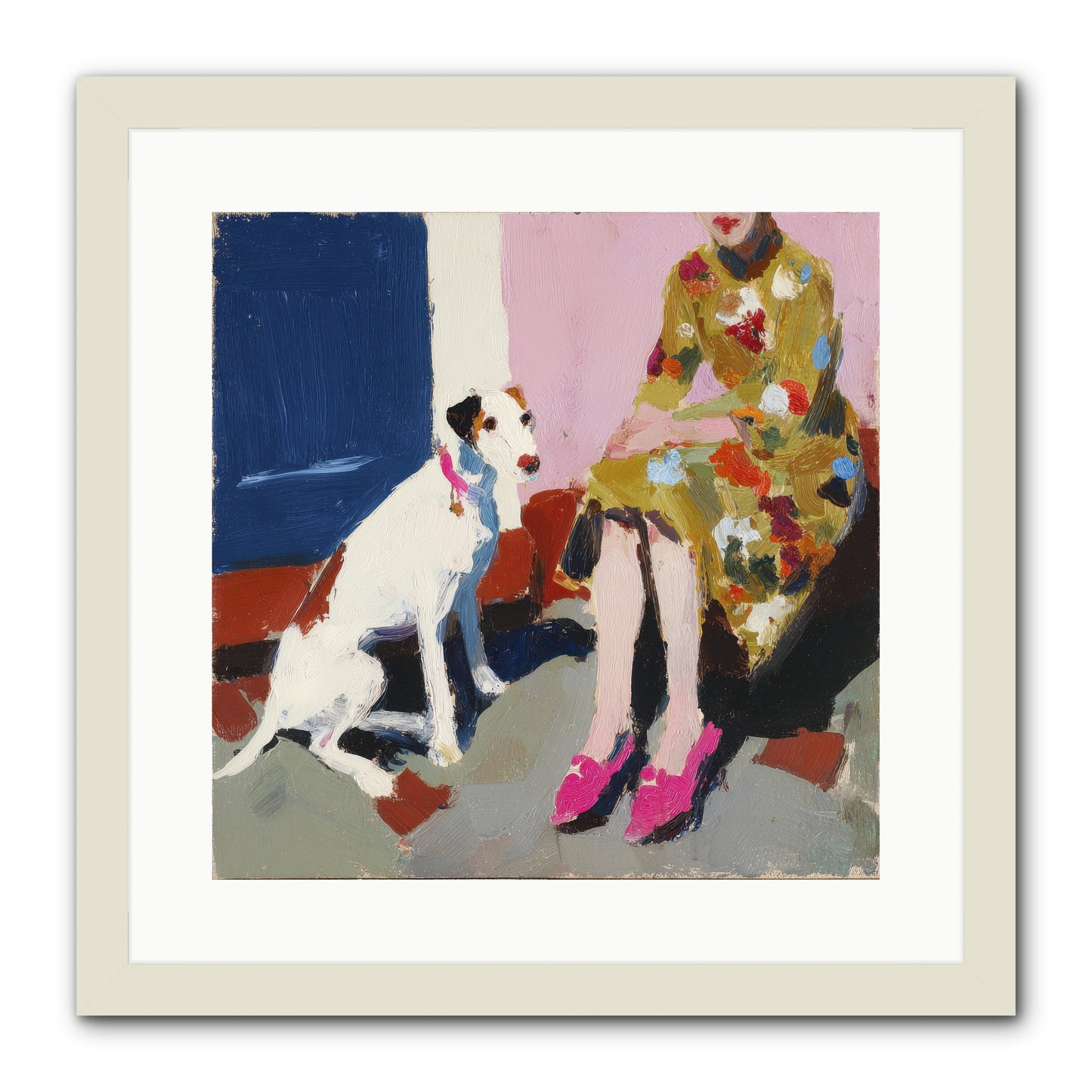 The Loyal One -- Framed Print - White 16x16