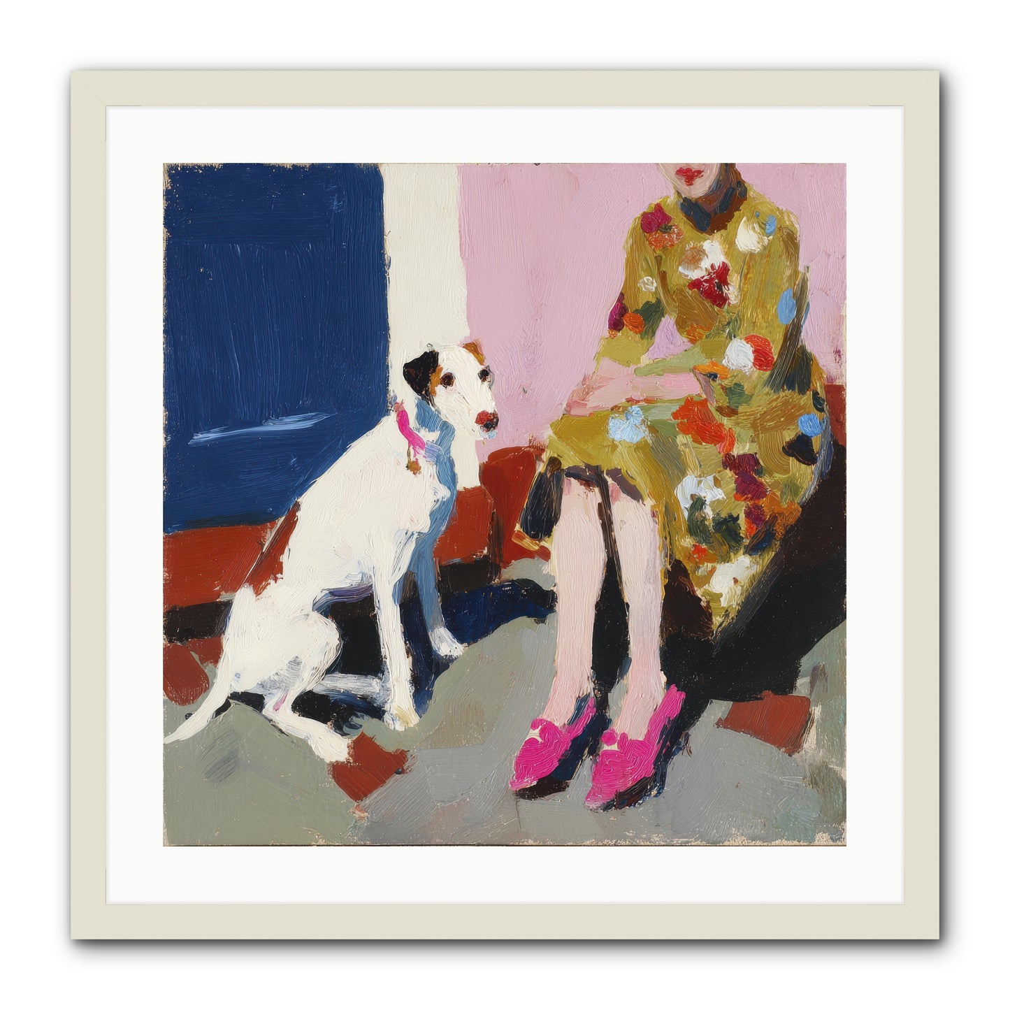 The Loyal One -- Framed Print - White 24x24