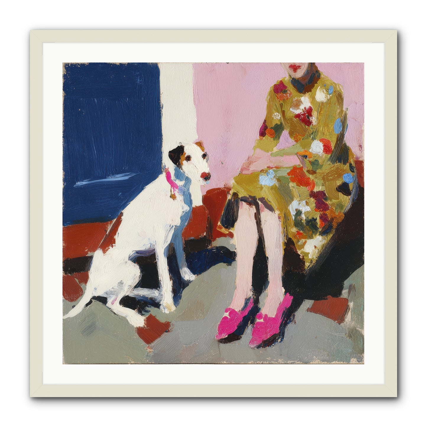The Loyal One -- Framed Print - White 30x30