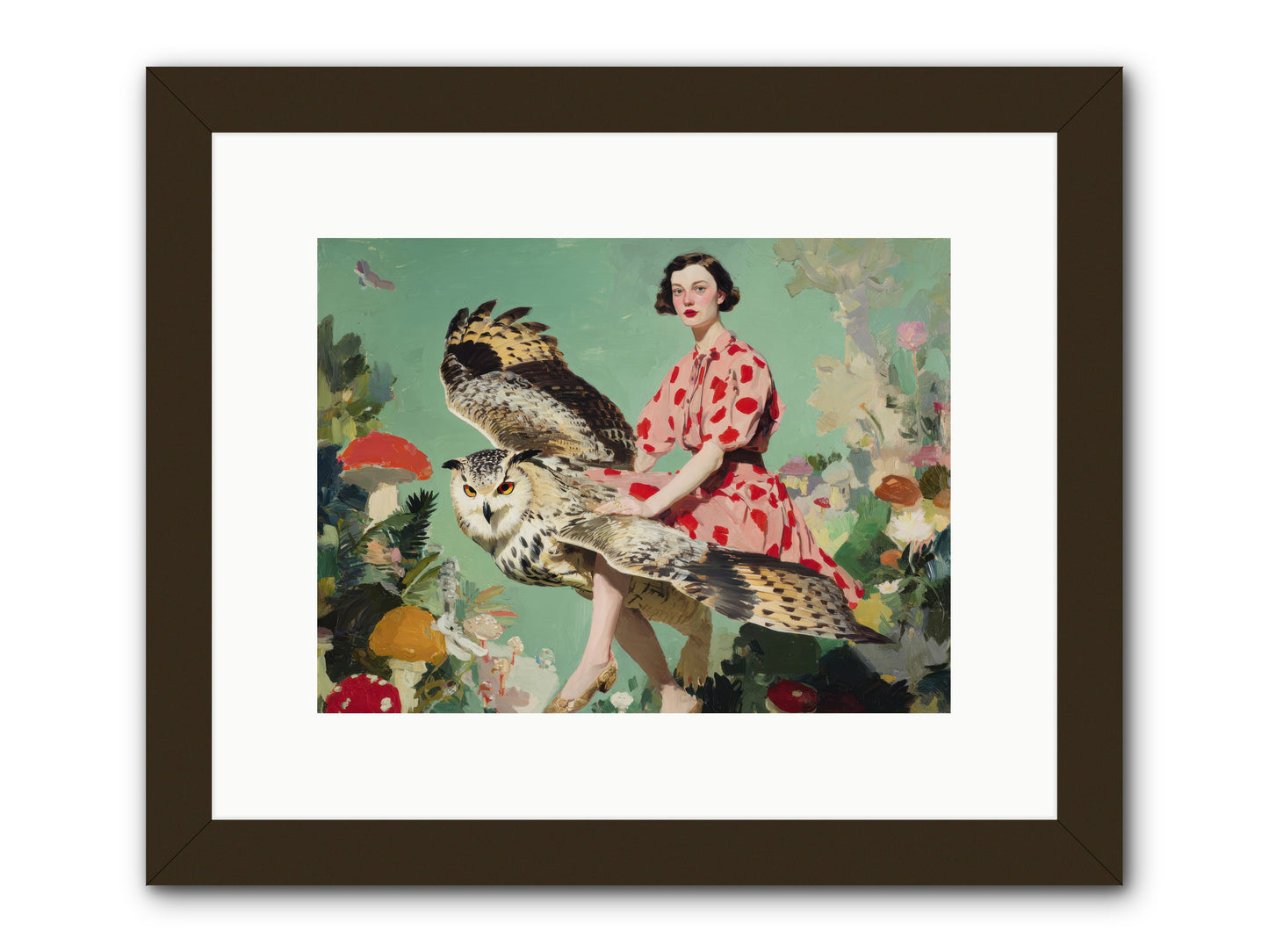 The Luminous Alcove-REZ -- Framed Print - Black 12x9