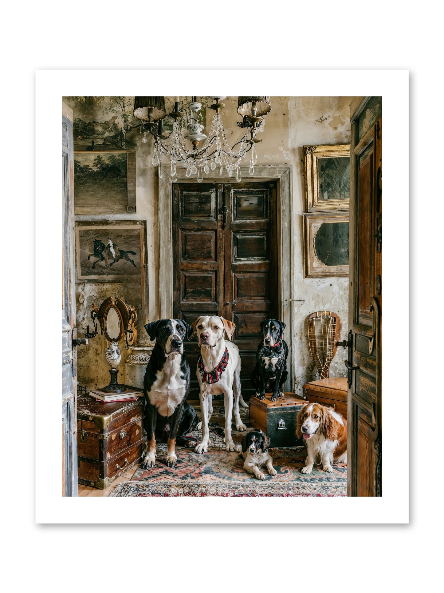 The Luxe Leash League -- Paper Print 12x15