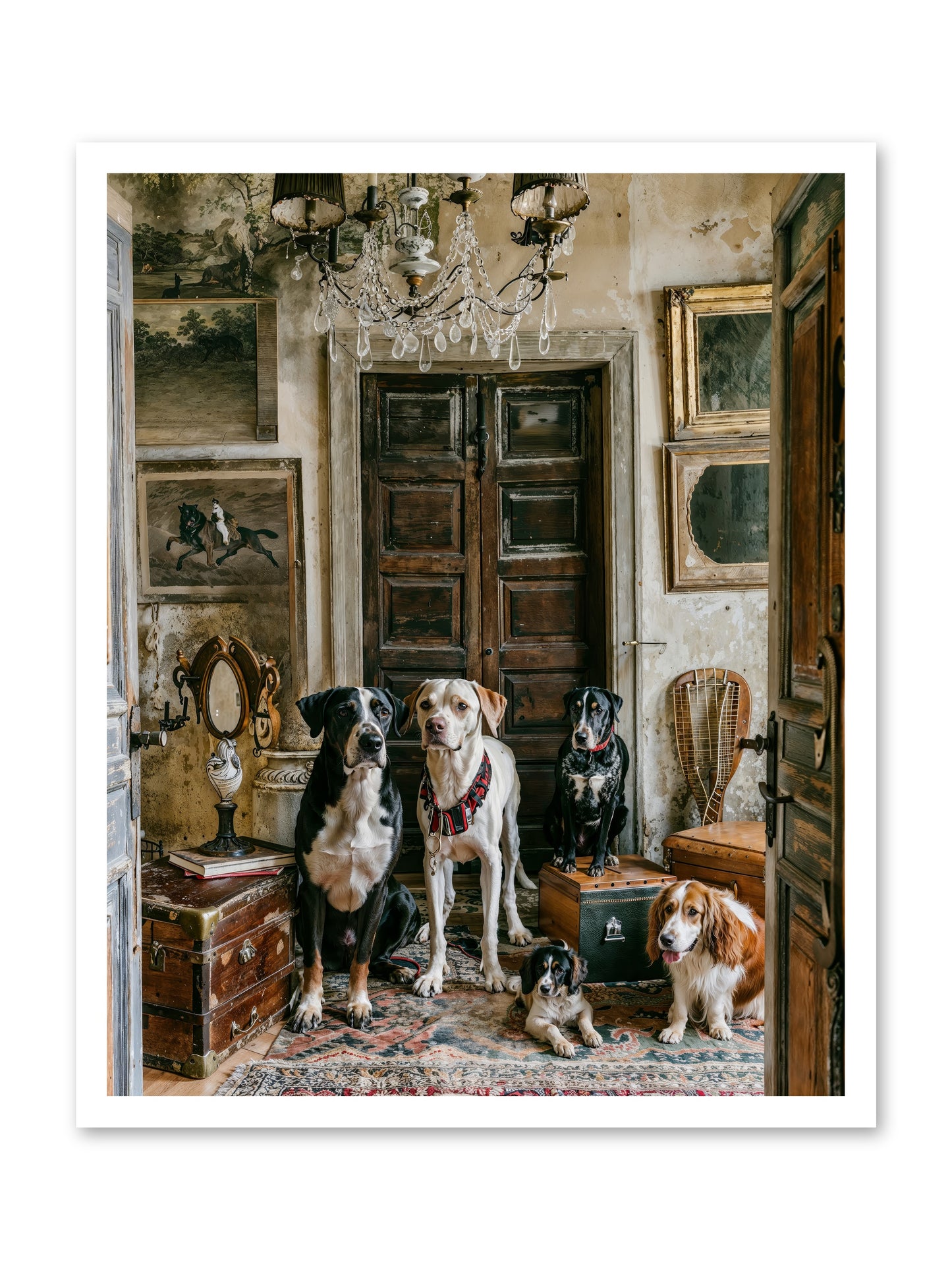 The Luxe Leash League -- Paper Print 24x30