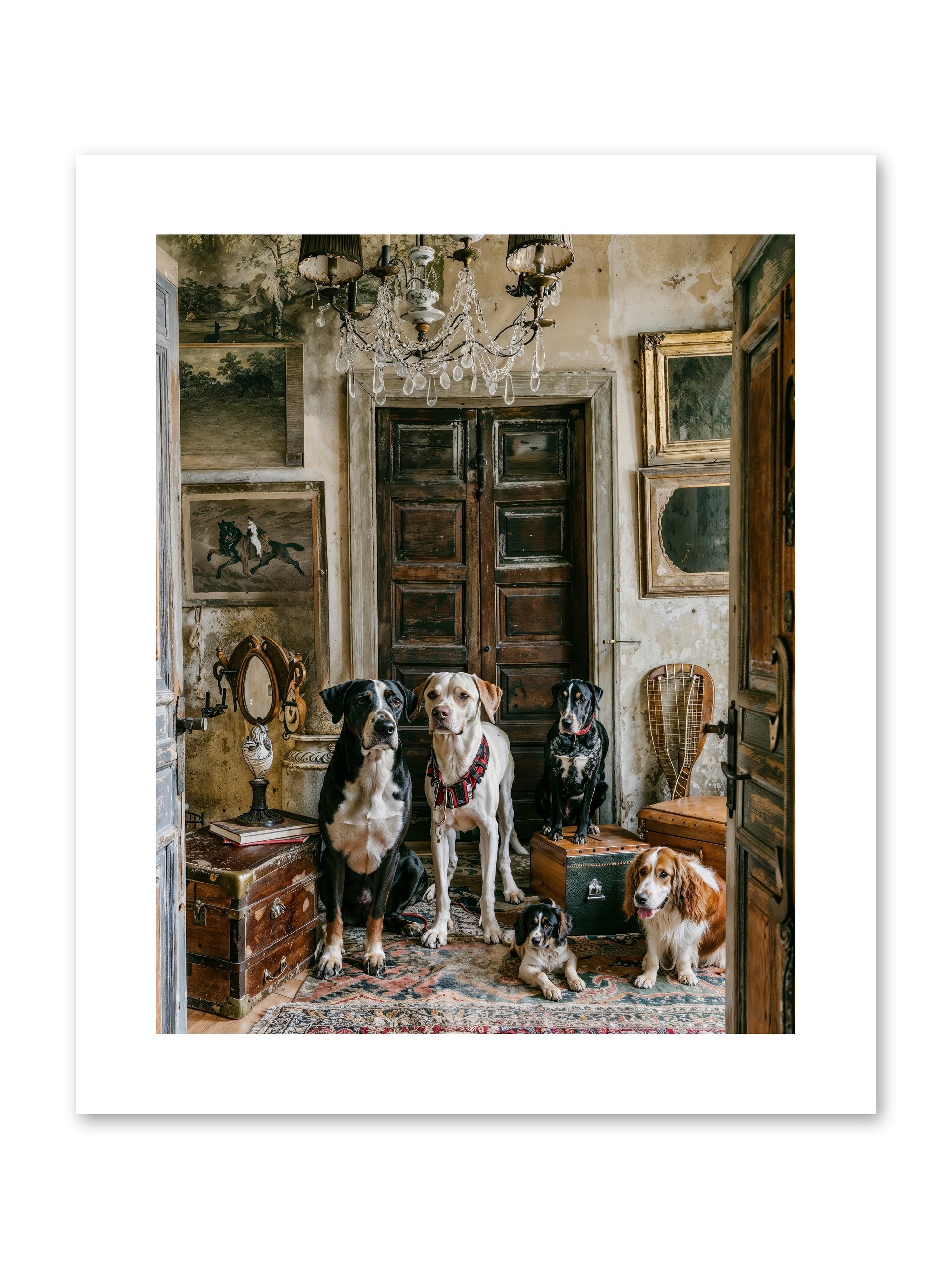 The Luxe Leash League -- Paper Print 8x10