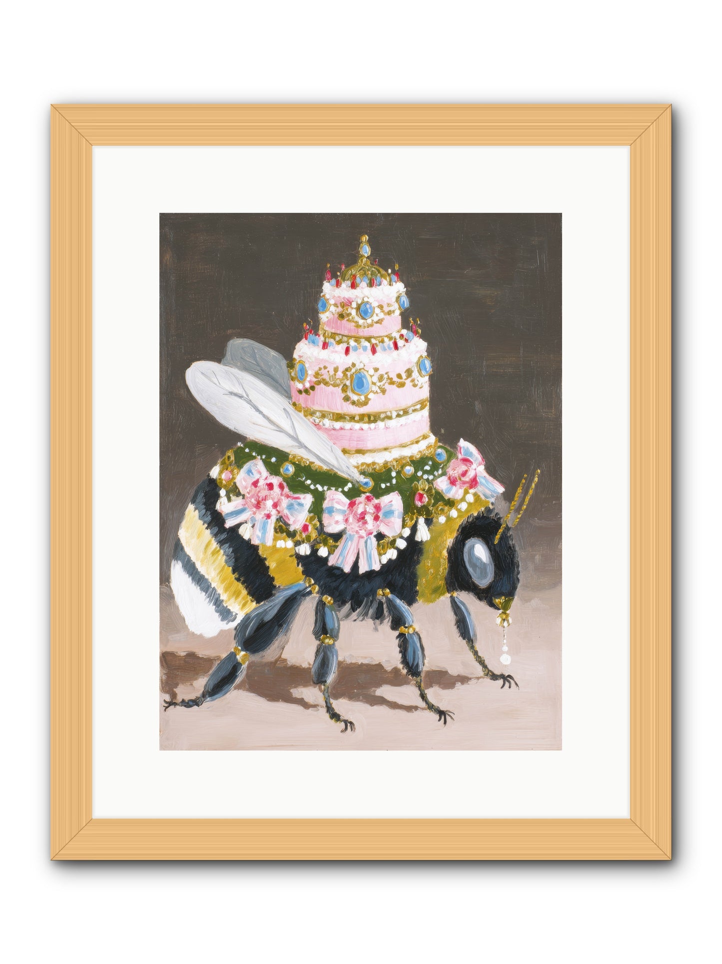 The Magnificent Hush -- Framed Print - Natural 12x16