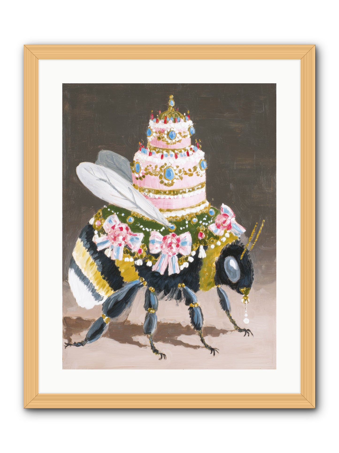 The Magnificent Hush -- Framed Print - Natural 18x24
