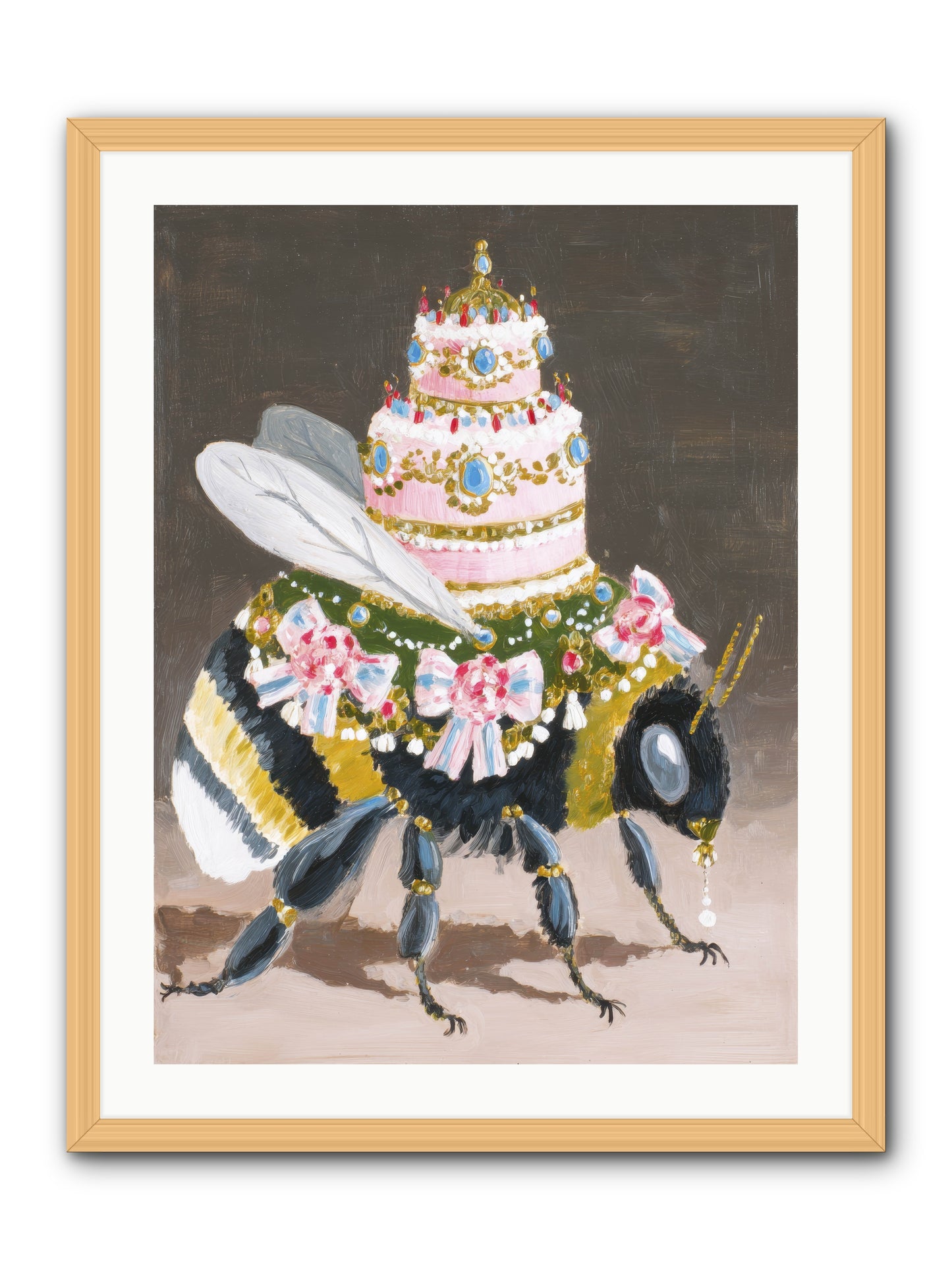 The Magnificent Hush -- Framed Print - Natural 24x32