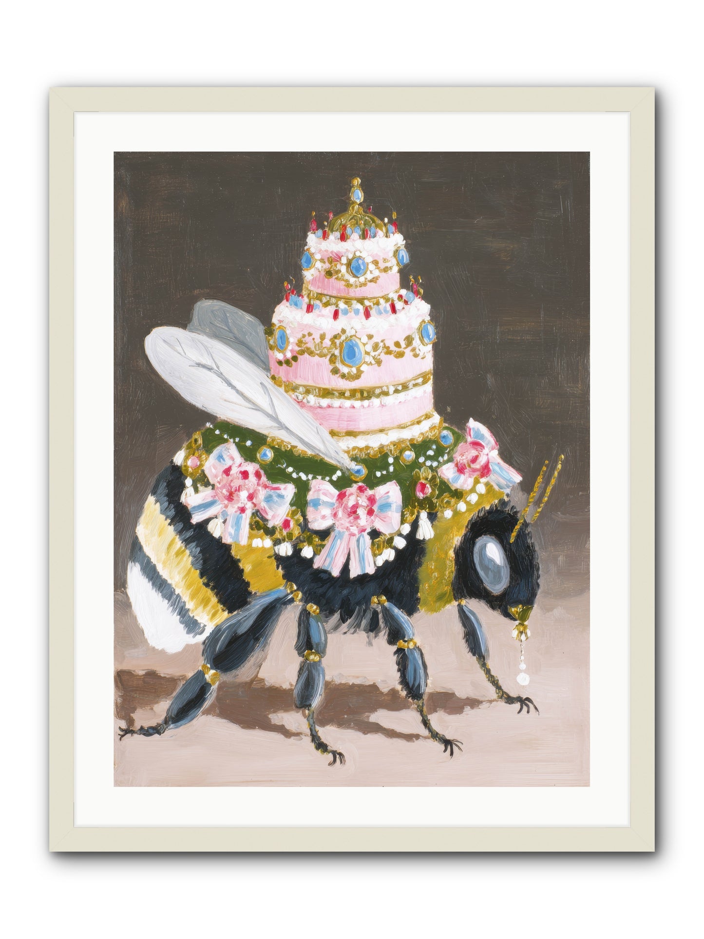 The Magnificent Hush -- Framed Print - White 24x32