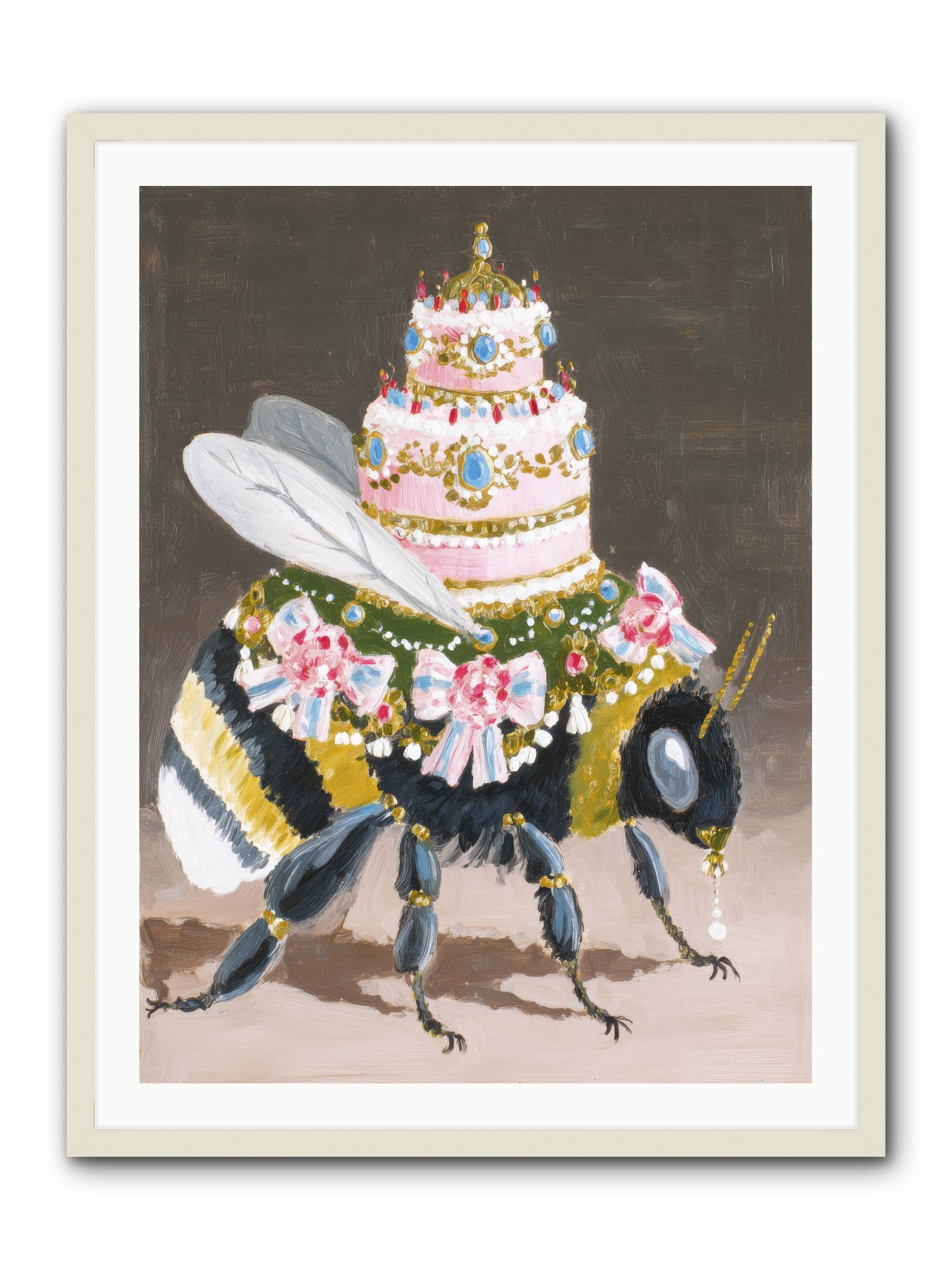 The Magnificent Hush -- Framed Print - White 30x40