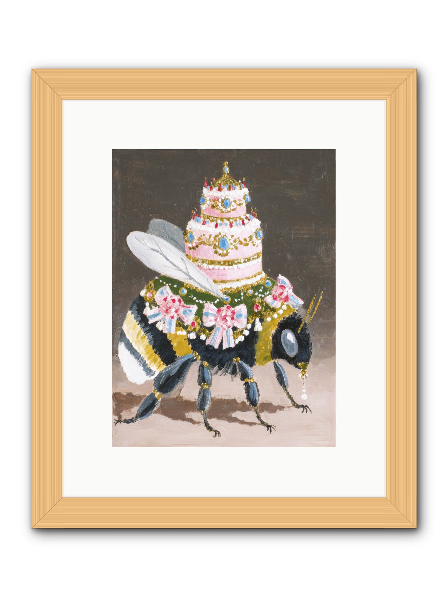 The Magnificent Hush -- Framed Print - Natural 9x12