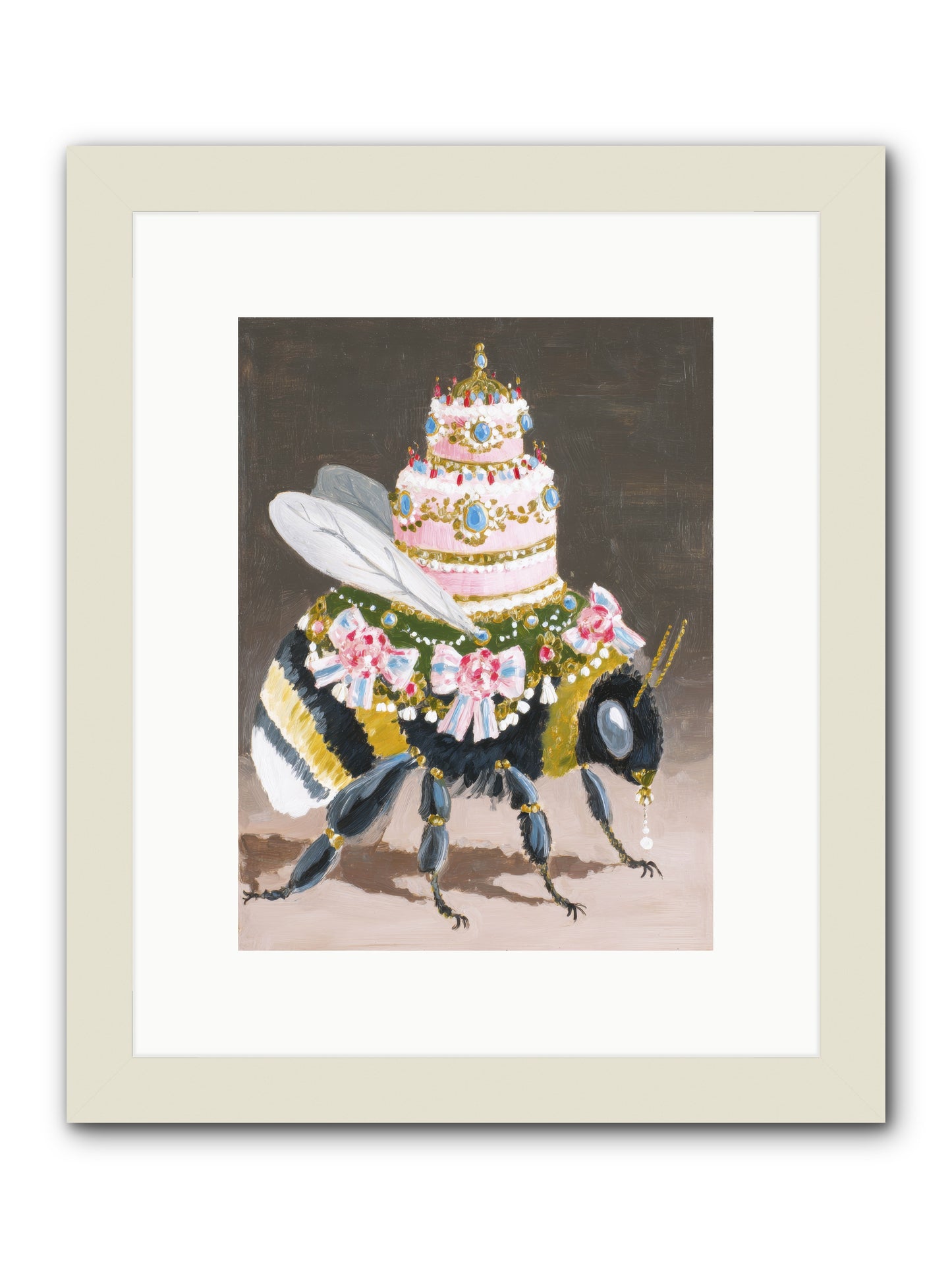 The Magnificent Hush -- Framed Print - White 9x12