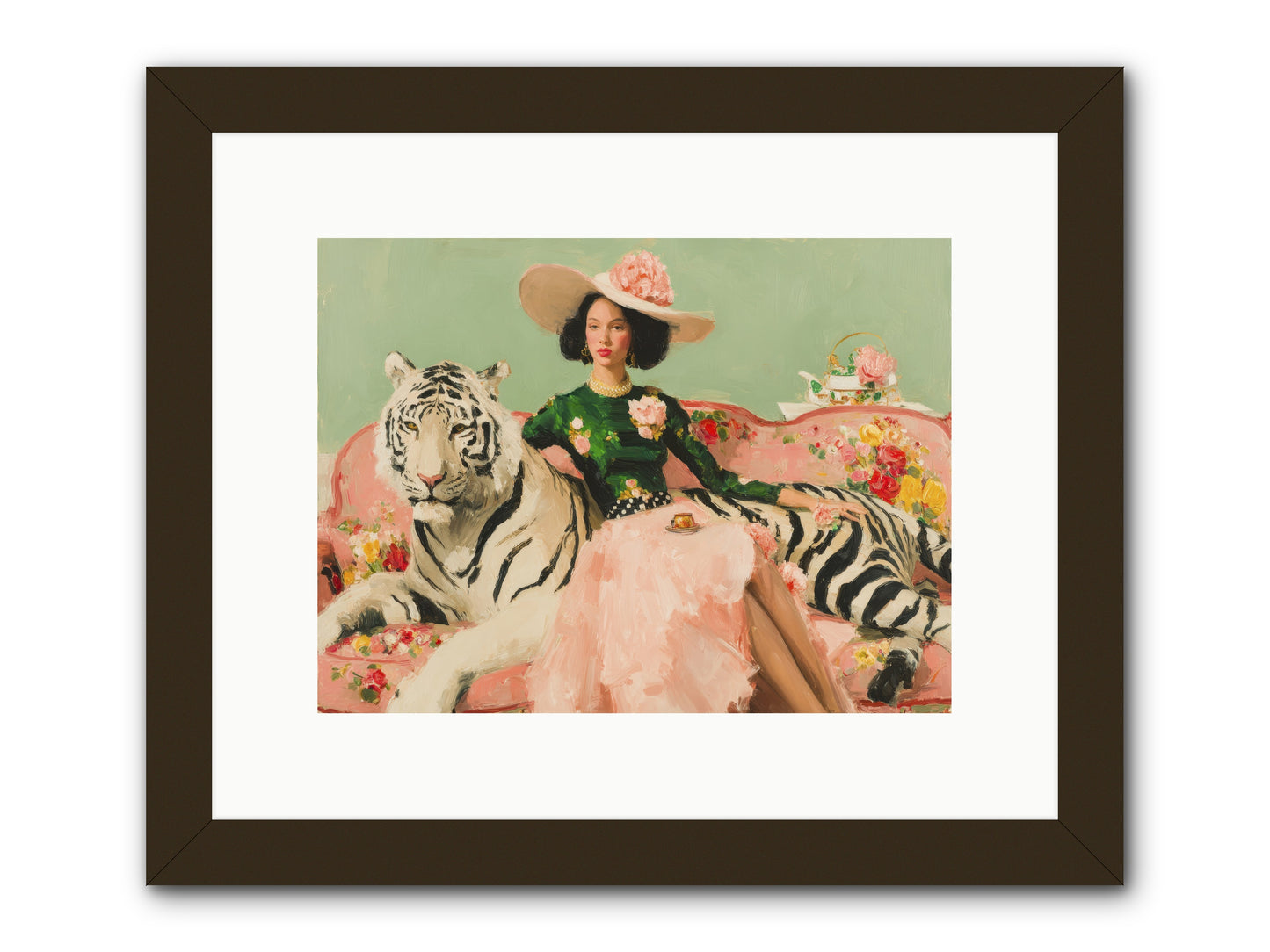 The Marigold Quill-REZ -- Framed Print - Black 12x9
