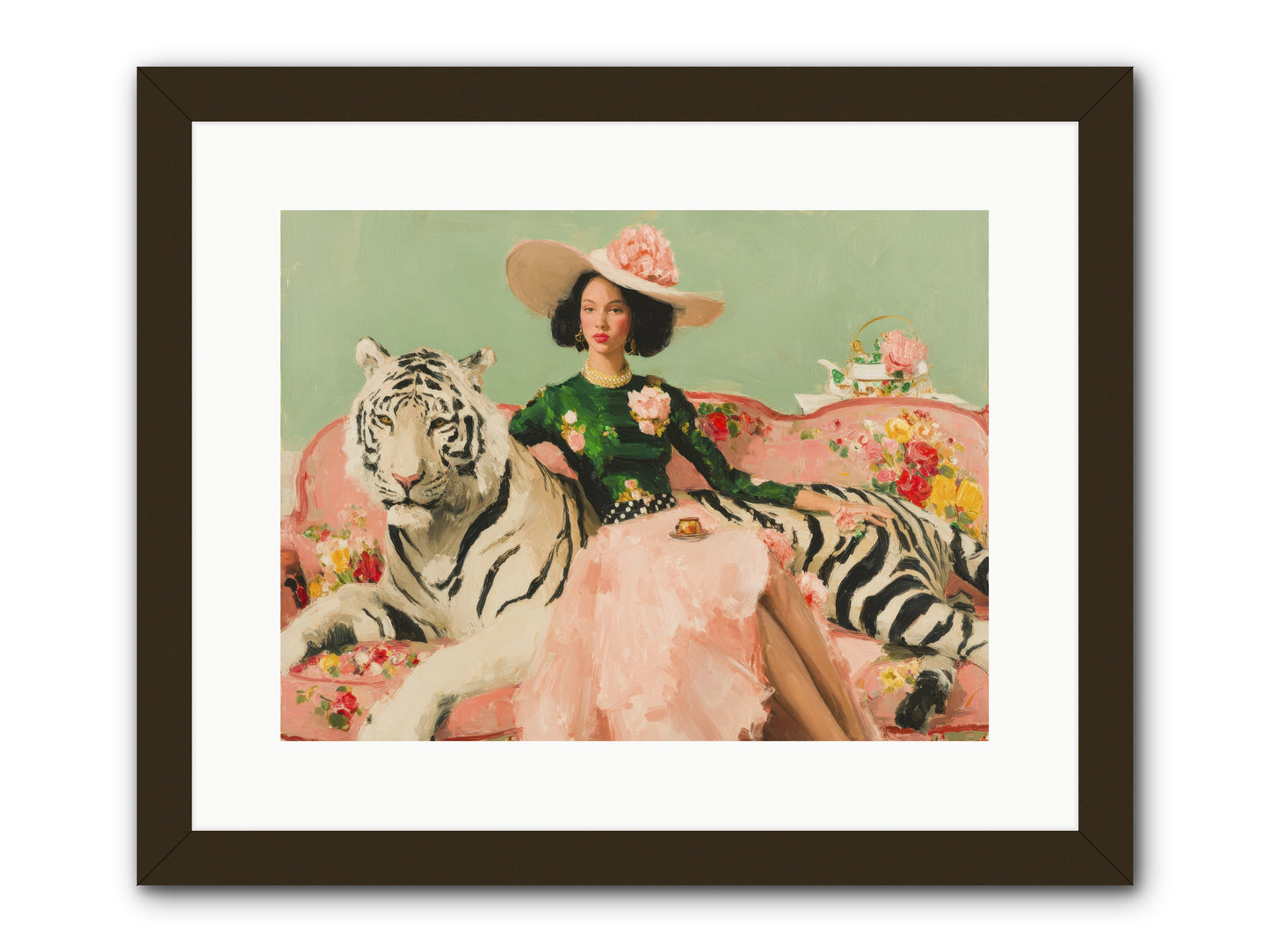 The Marigold Quill-REZ -- Framed Print - Black 16x12