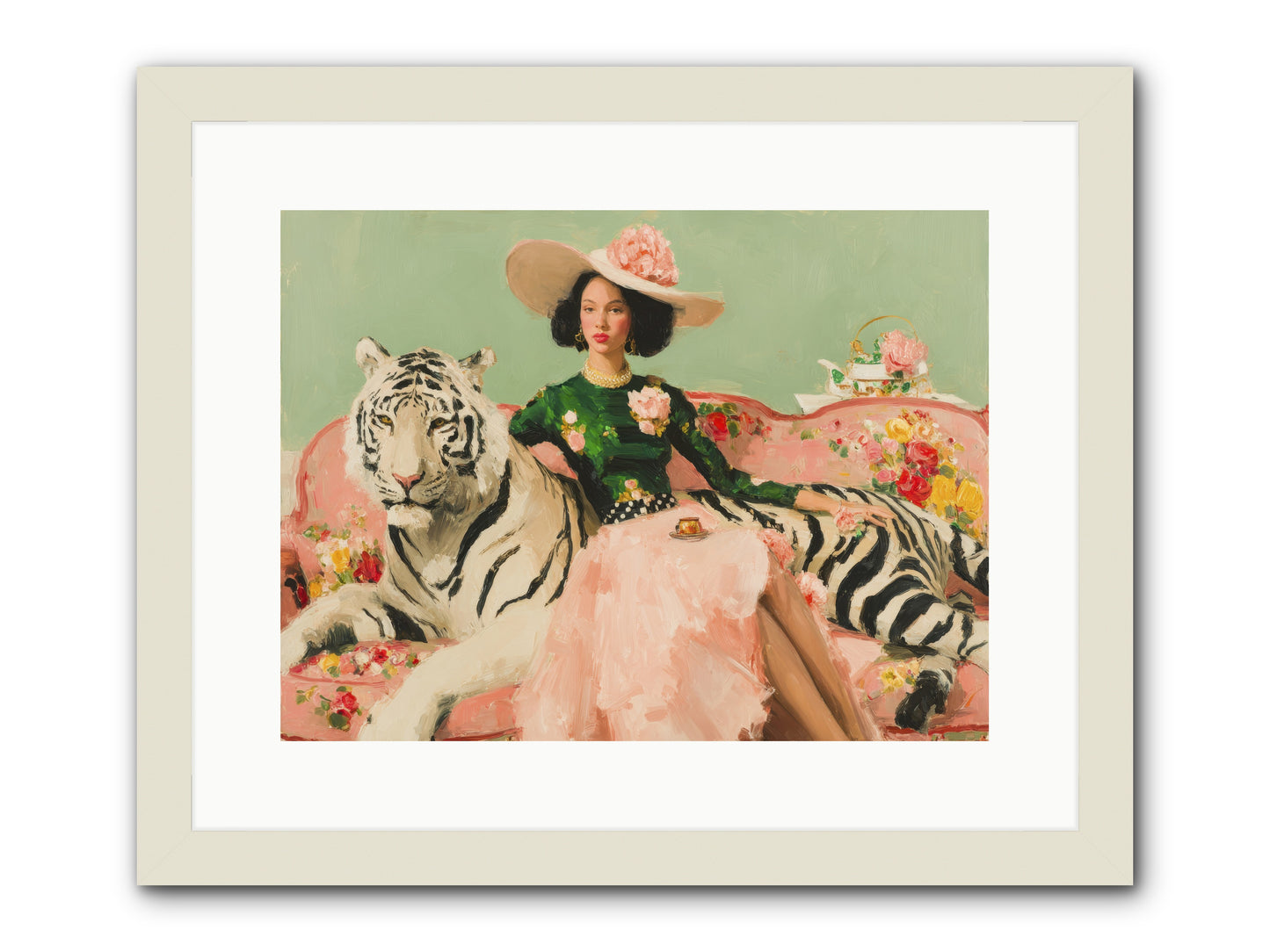 The Marigold Quill-REZ -- Framed Print - White 16x12