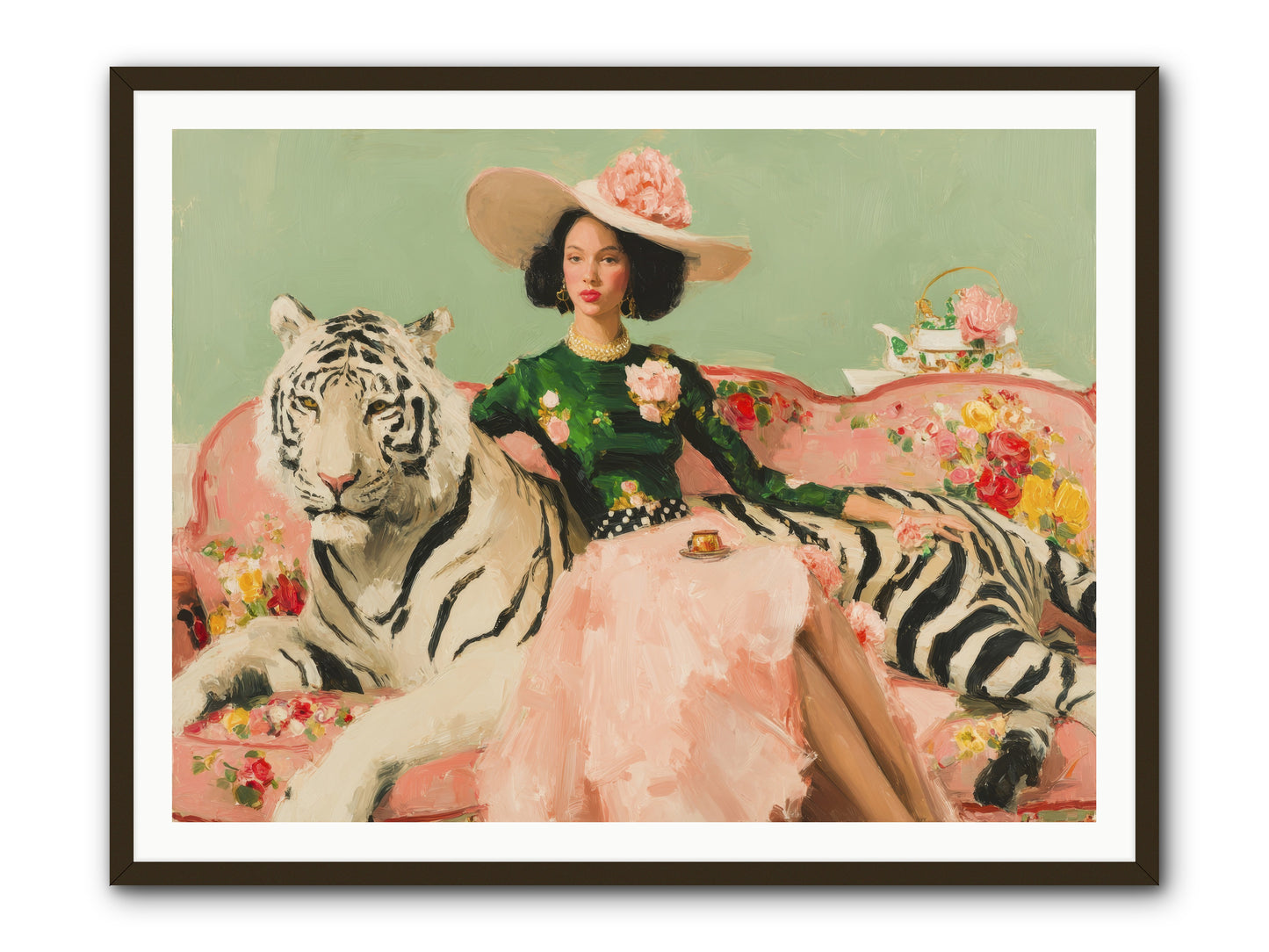 The Marigold Quill-REZ -- Framed Print - Black 48x36