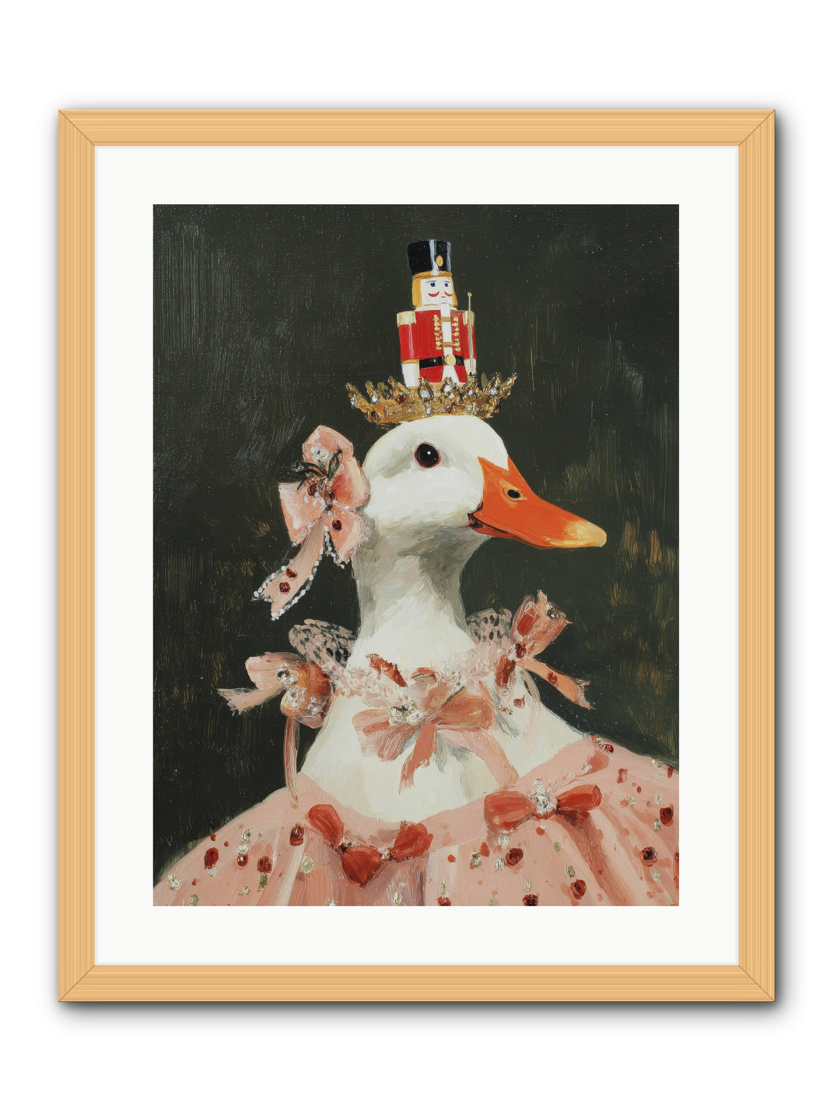The Marvelous Parade -- Framed Print - Natural 18x24