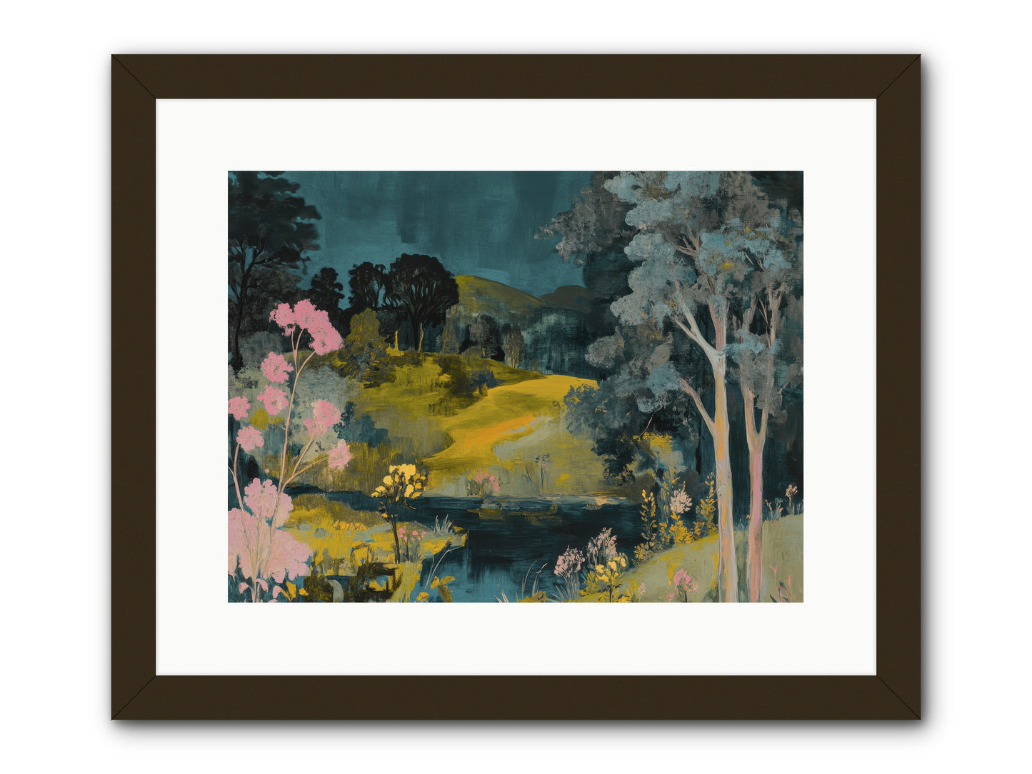 The Meadow Remembers -- Framed Print - Black 16x12