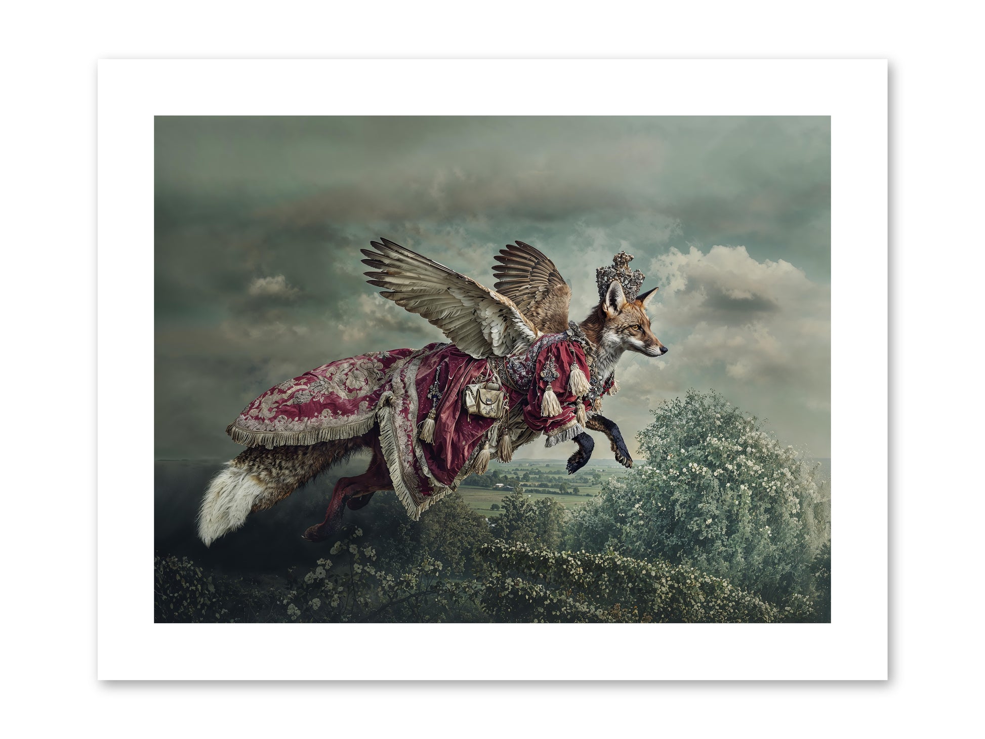 The Meadow Where You Waited -- Paper Print 12x9
