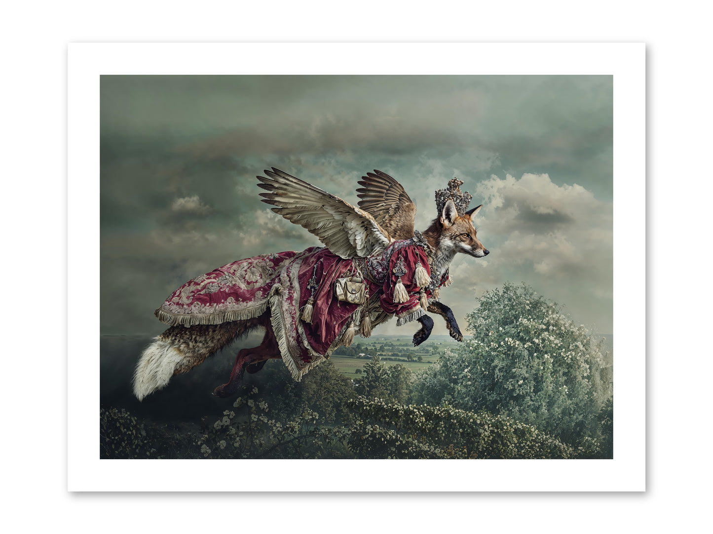 The Meadow Where You Waited -- Loose Canvas Print 16x12