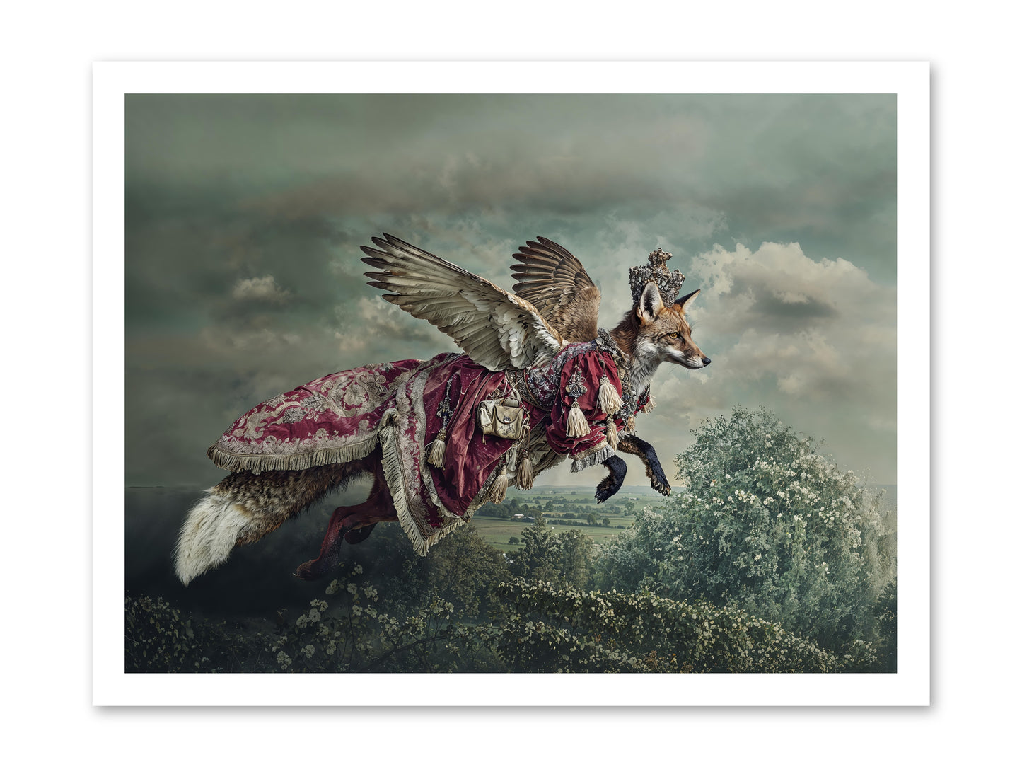 The Meadow Where You Waited -- Loose Canvas Print 24x18