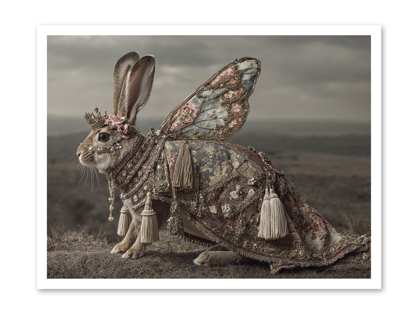 The Meadow at Nightfall -- Loose Canvas Print 32x24