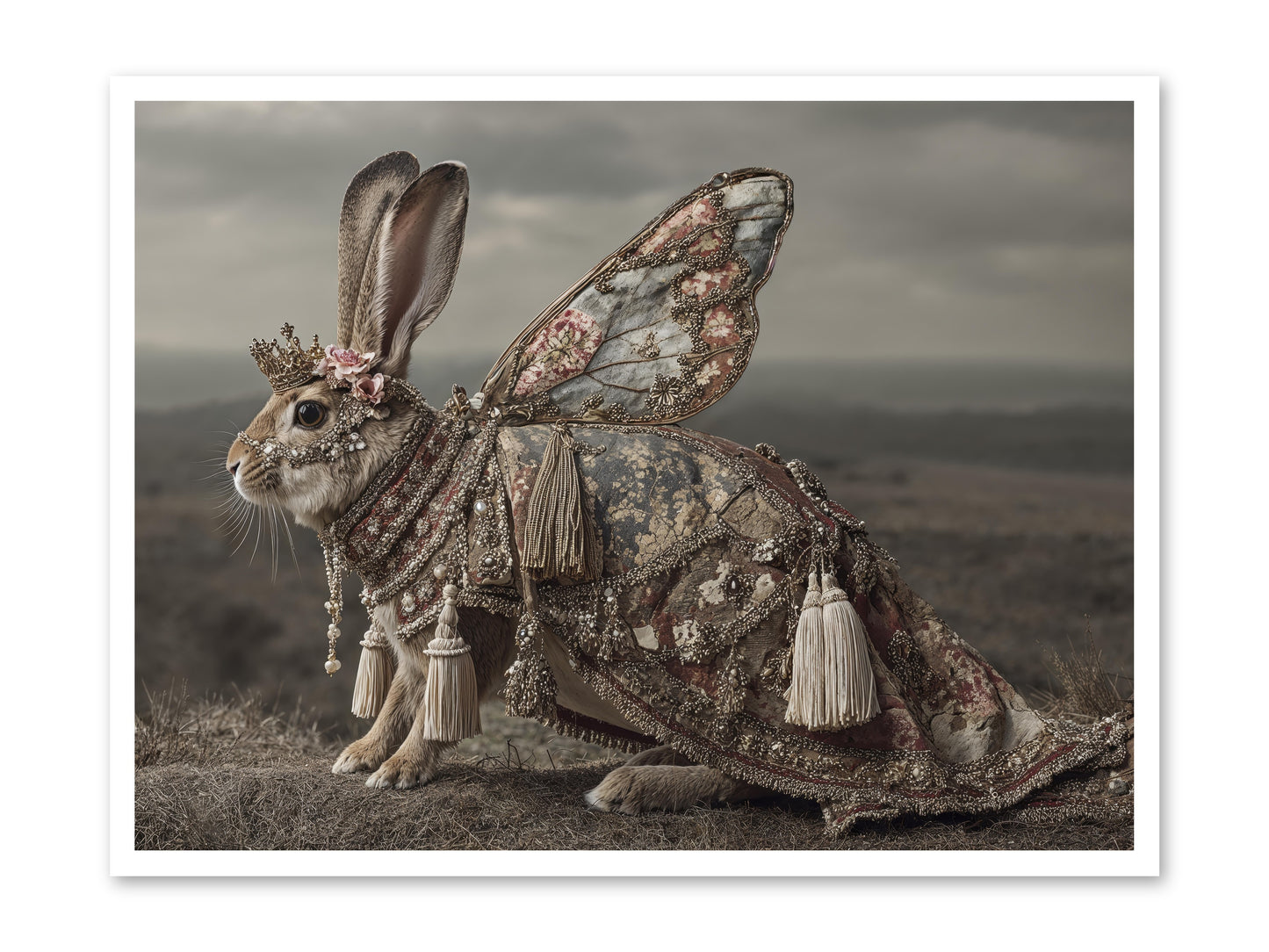 The Meadow at Nightfall -- Loose Canvas Print 40x30