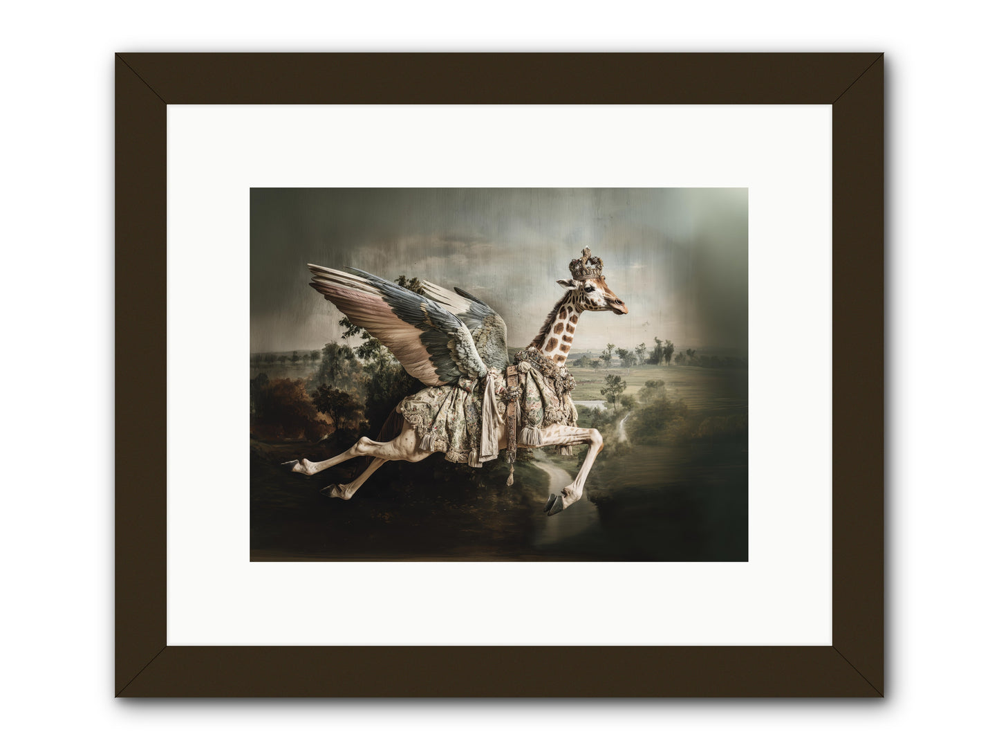 The Meadow of Second Chances -- Framed Print - Black 12x9