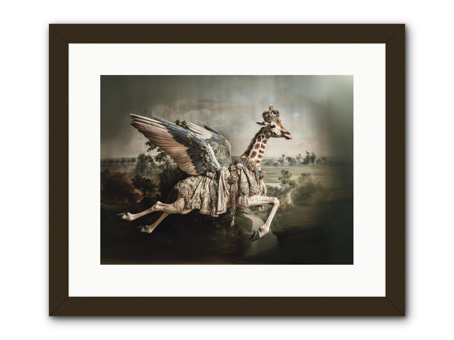 The Meadow of Second Chances -- Framed Print - Black 16x12