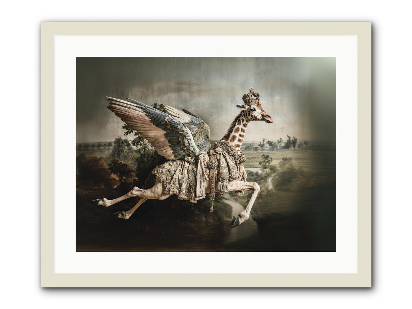 The Meadow of Second Chances -- Framed Print - White 24x18