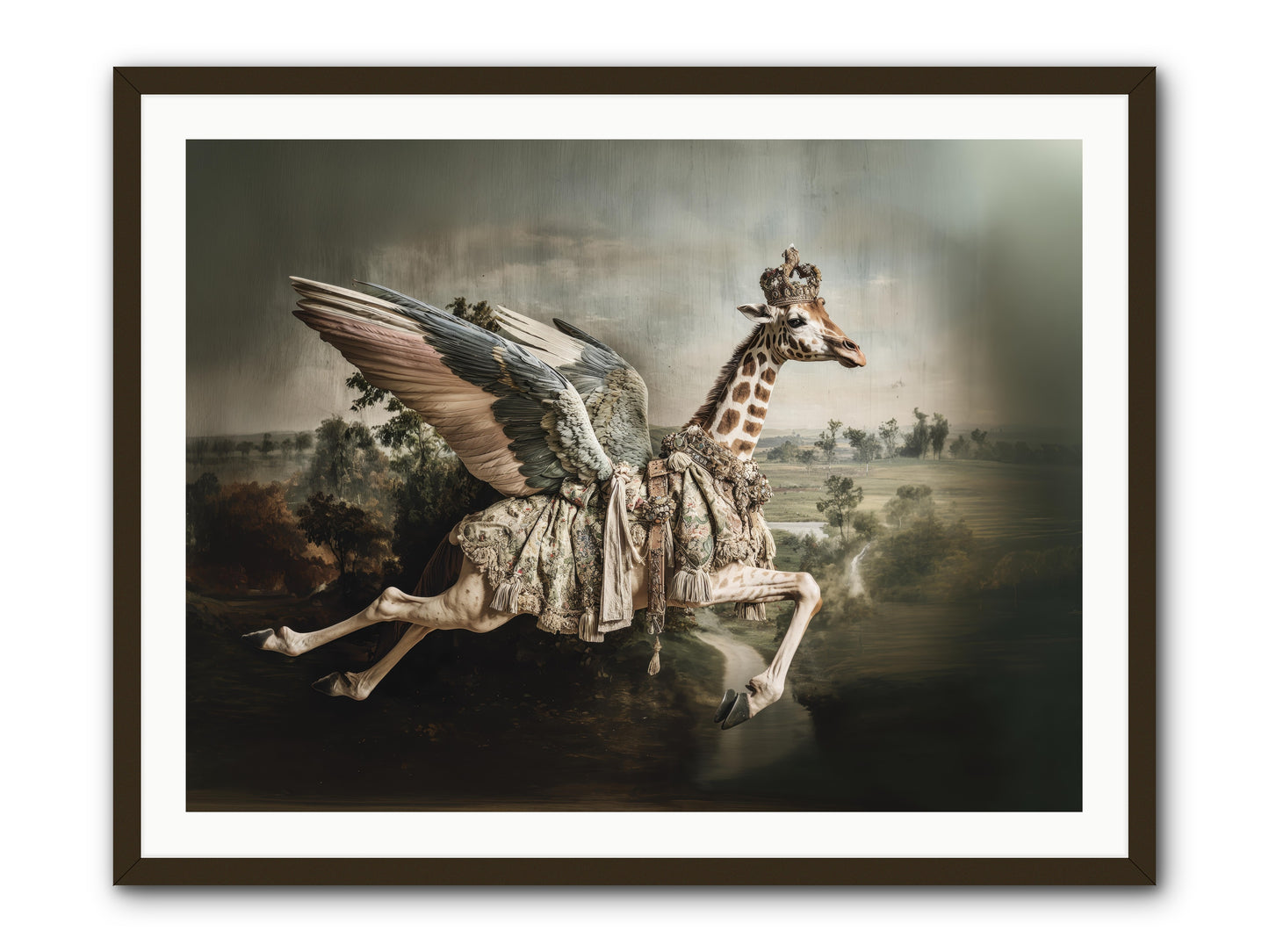The Meadow of Second Chances -- Framed Print - Black 40x30