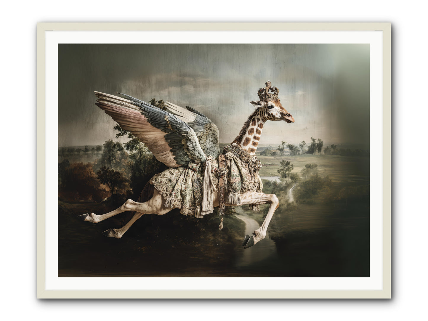 The Meadow of Second Chances -- Framed Print - White 48x36