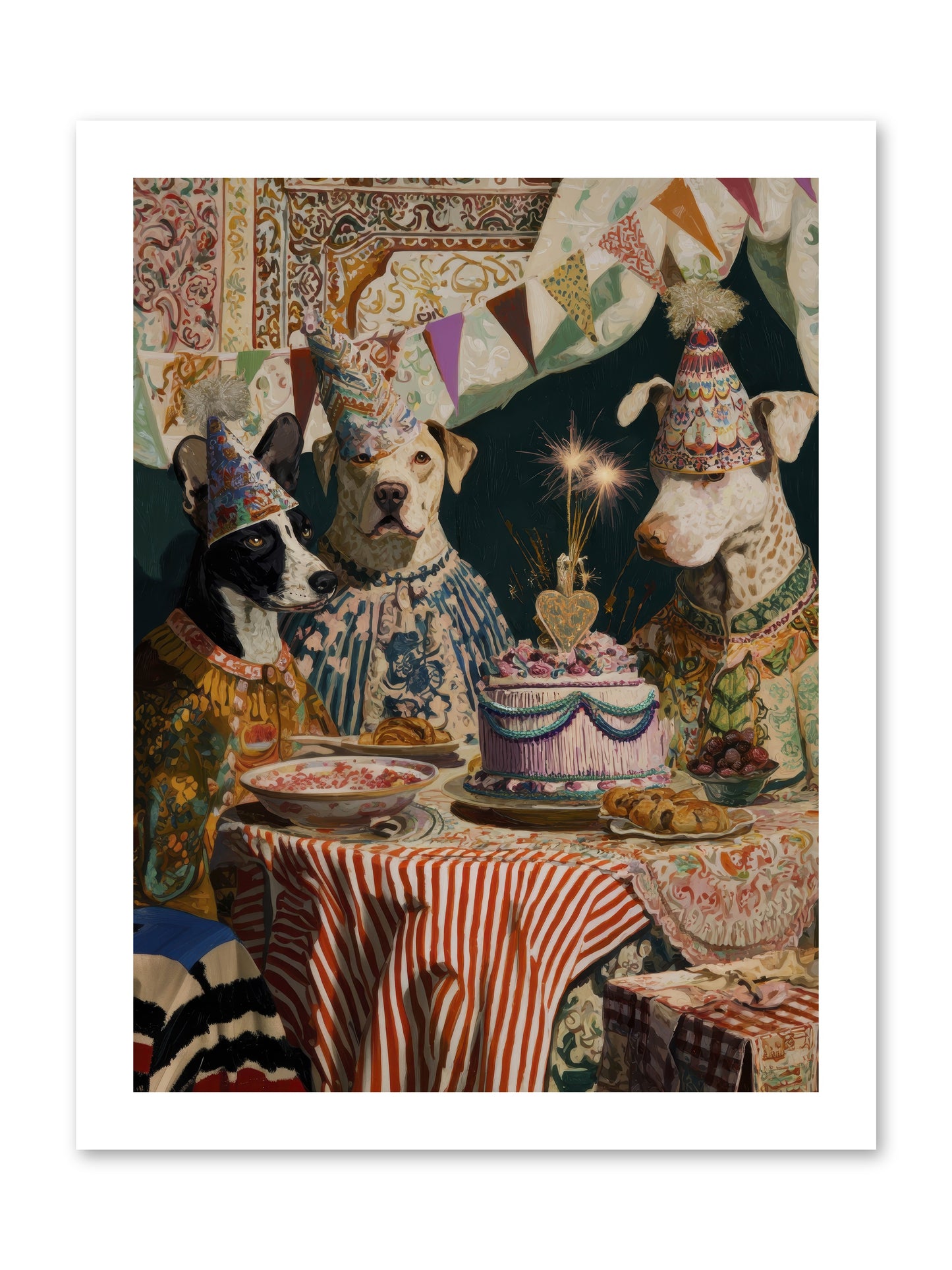 The Merry Gathering -- Loose Canvas Print 12x16