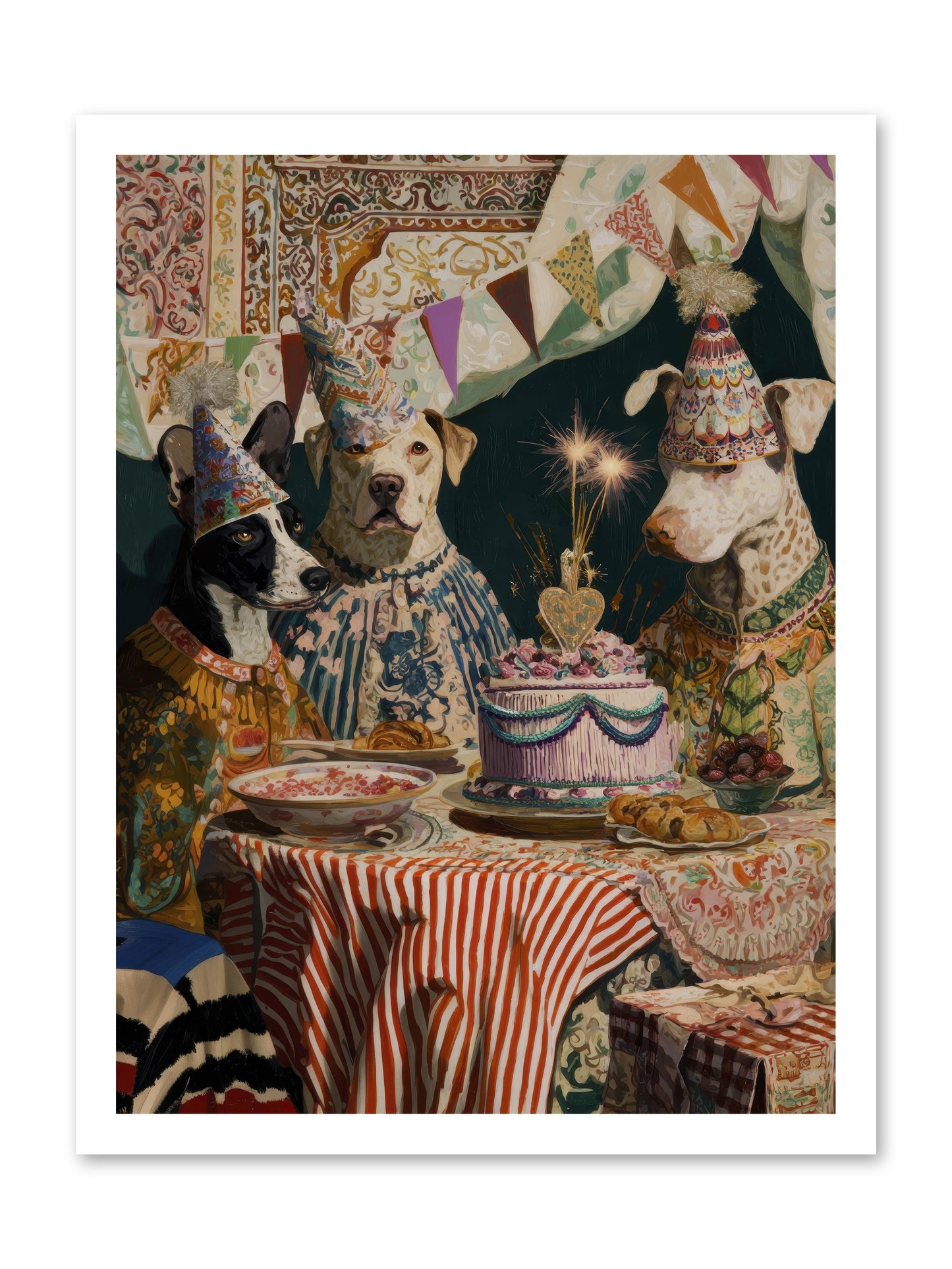 The Merry Gathering -- Paper Print 18x24