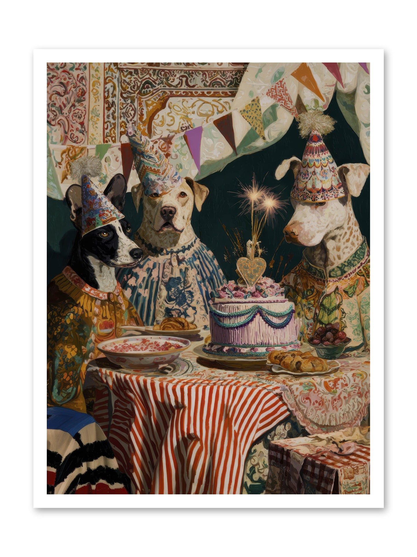 The Merry Gathering -- Paper Print 24x32