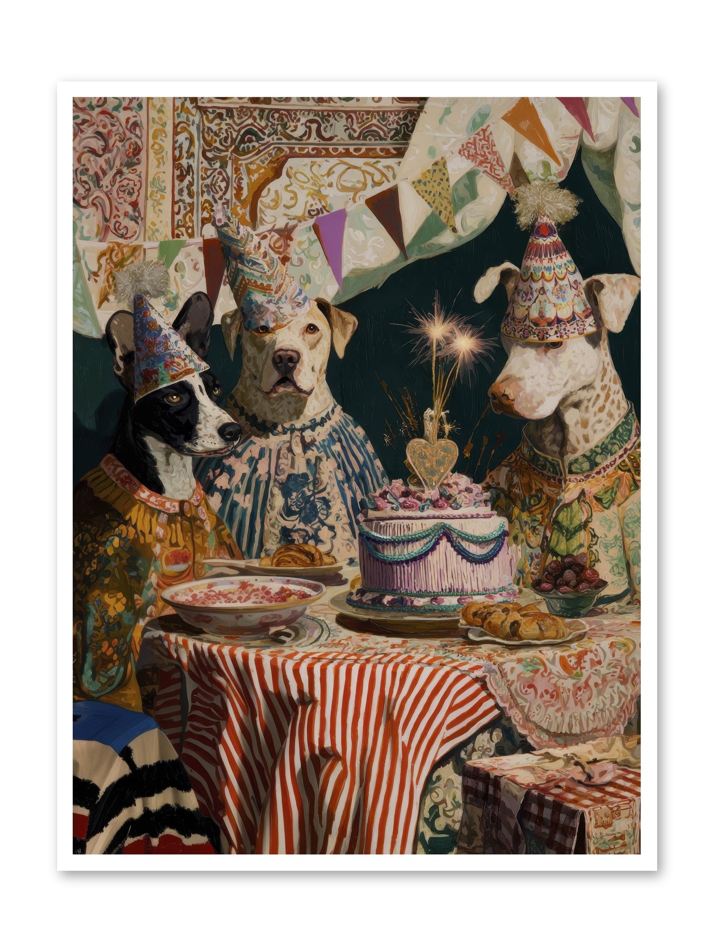 The Merry Gathering -- Paper Print 36x48